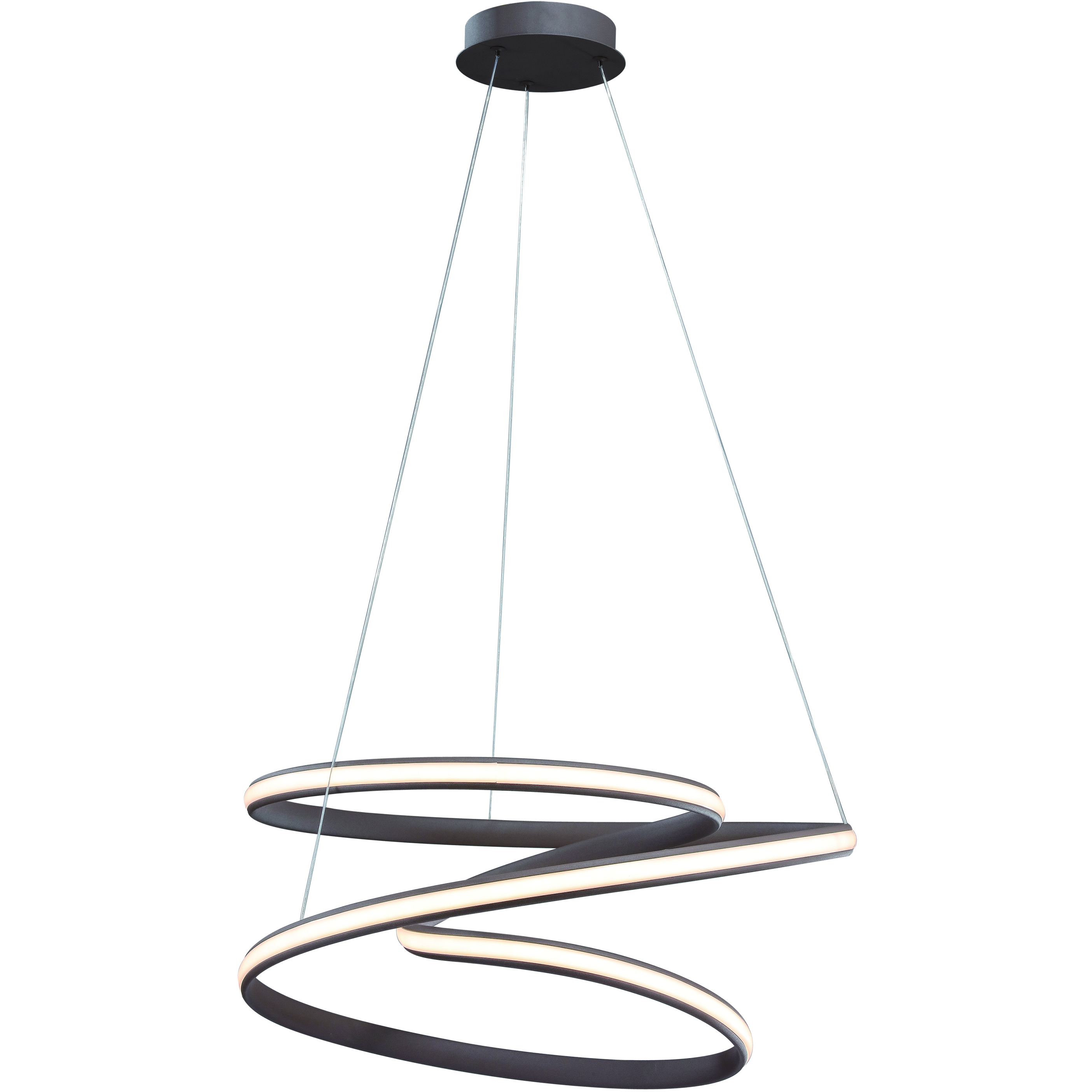 Canada LED 22 inch Satin Coffee Chandelier Ceiling Light