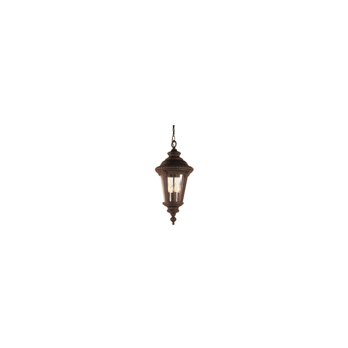 Commons 3 Light 11 inch Black Outdoor Hanging Lantern