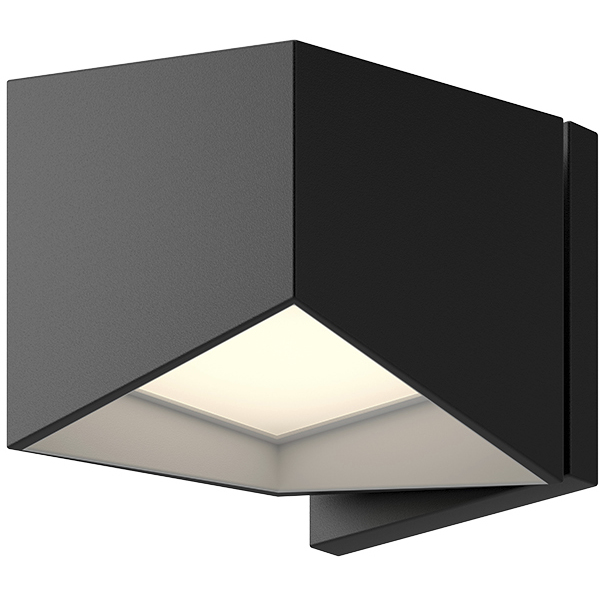 Cubix LED 5.63 inch Black and White Wall Sconce Wall Light
