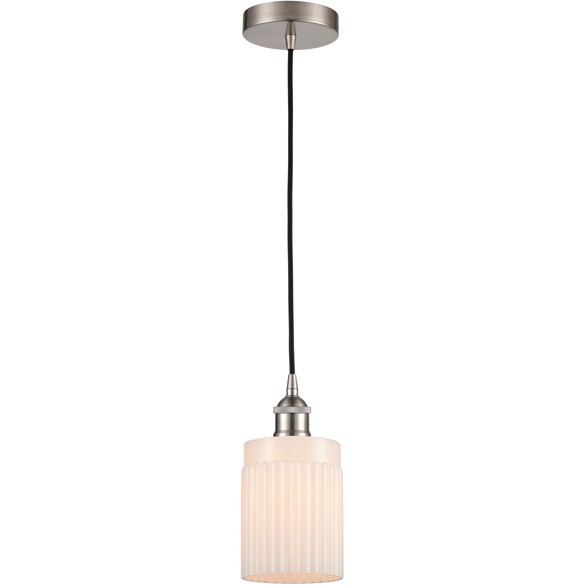 Edison Hadley 1 Light 5 inch Brushed Satin Nickel Mini Pendant Ceiling Light