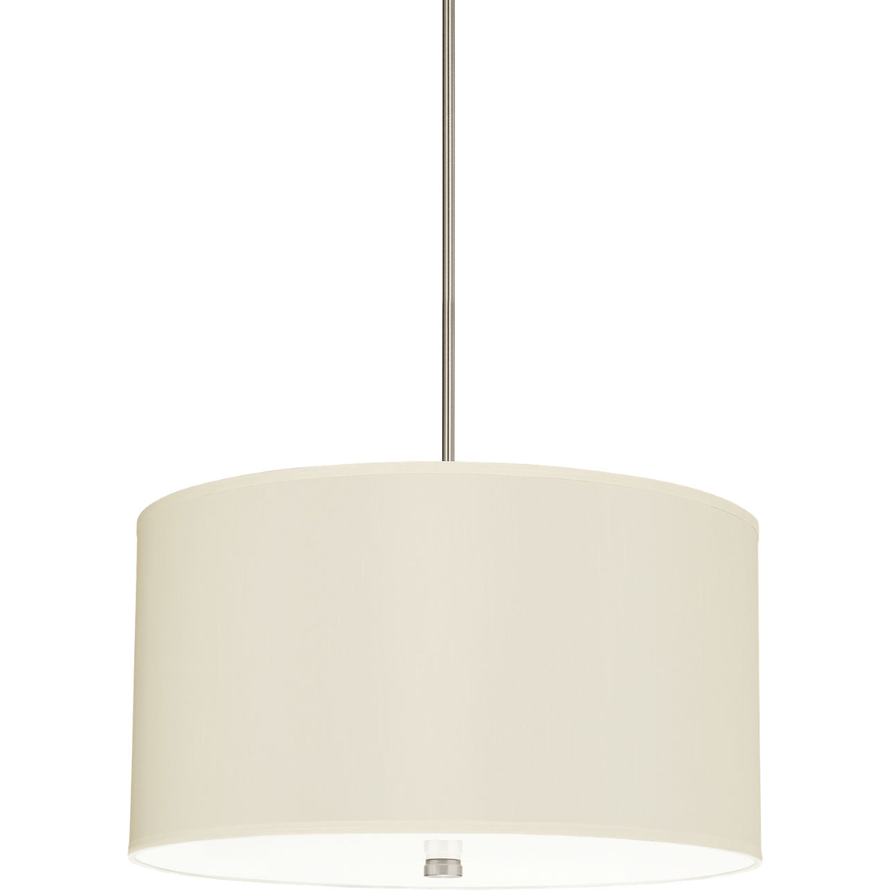 Dayna Shade Pendants 4 Light 24 inch Brushed Nickel Pendant Ceiling Light