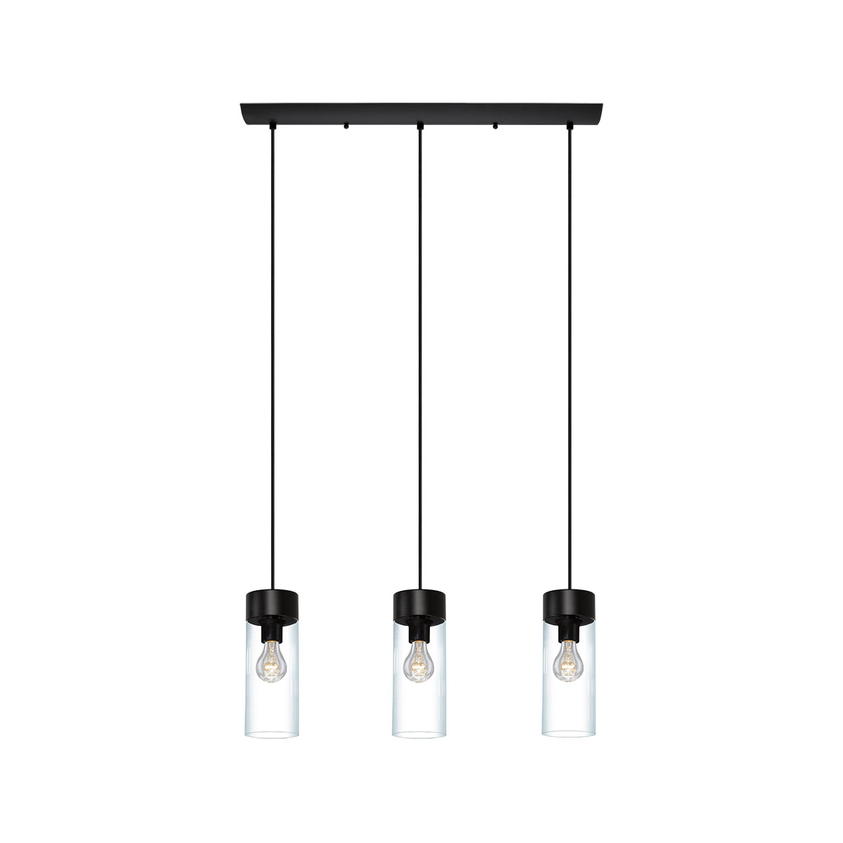 Montey 3 Light 27.95 inch Matte Black Pendant Ceiling Light