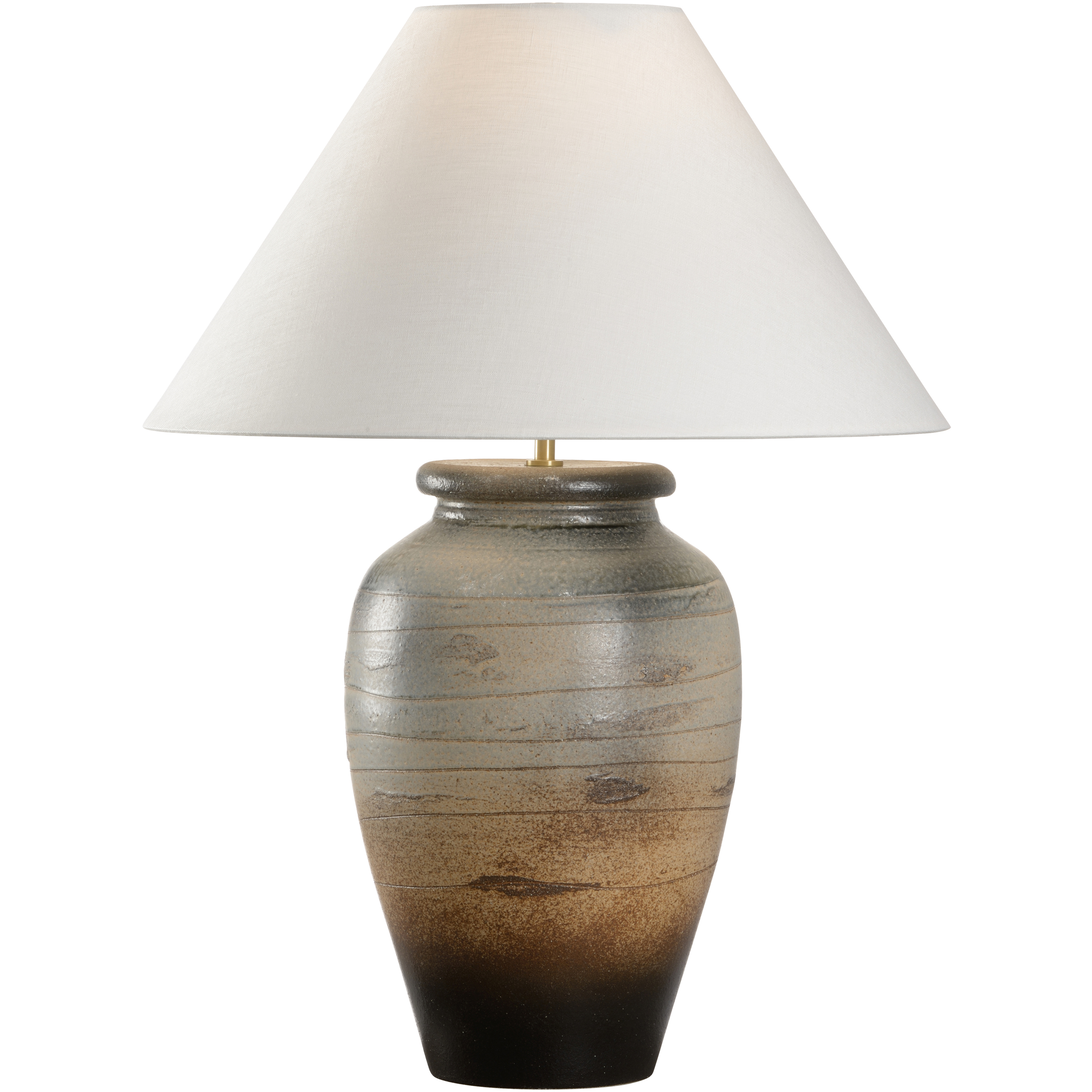 Taiga 22 inch 100.00 watt Blue and Gray Table Lamp Portable Light