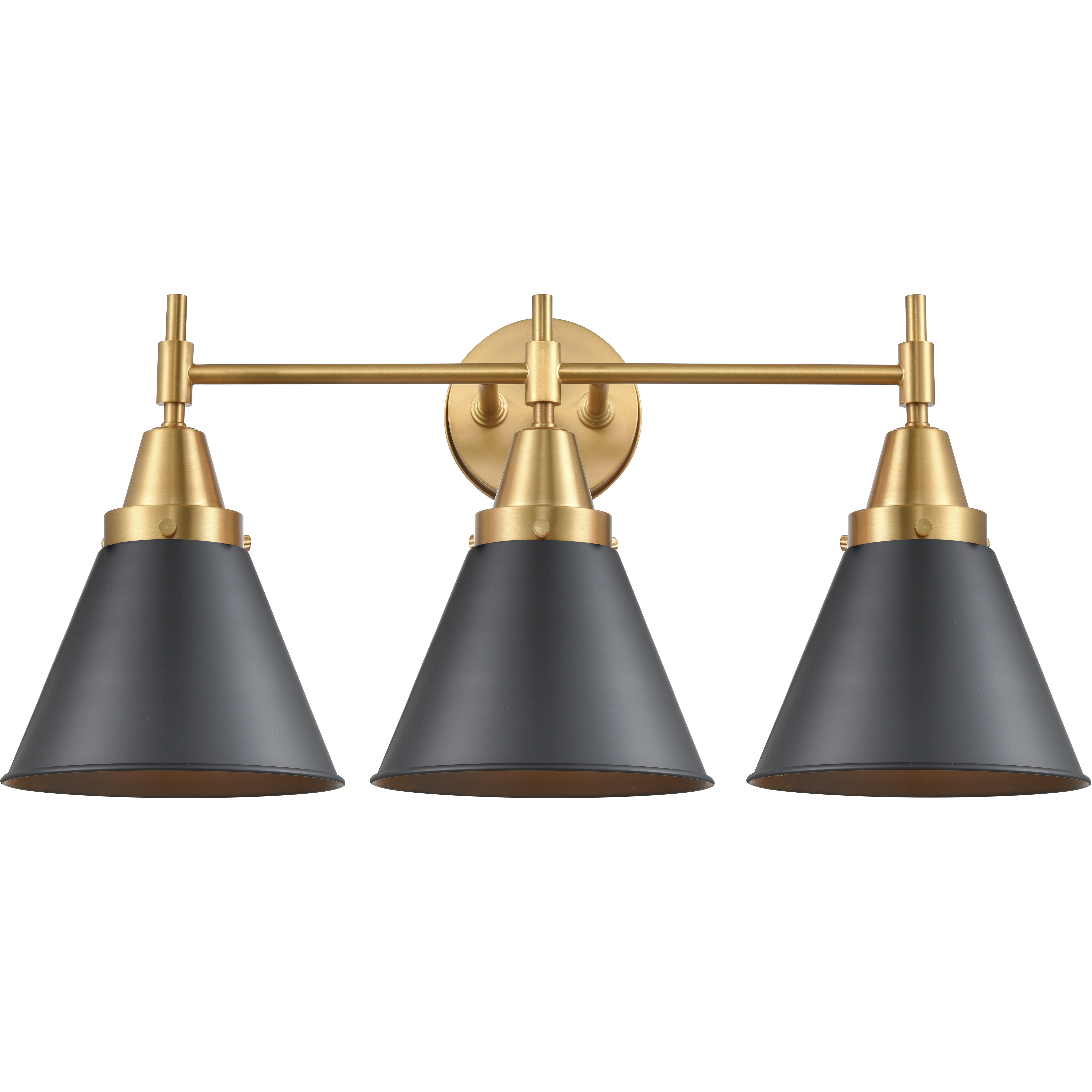 Caden 3 Light 26 inch Satin Gold Bath Vanity Light Wall Light