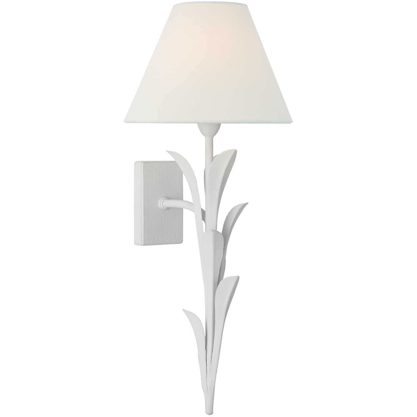 Chapman & Myers Provenz LED 8 inch Plaster White Tail Sconce Wall Light