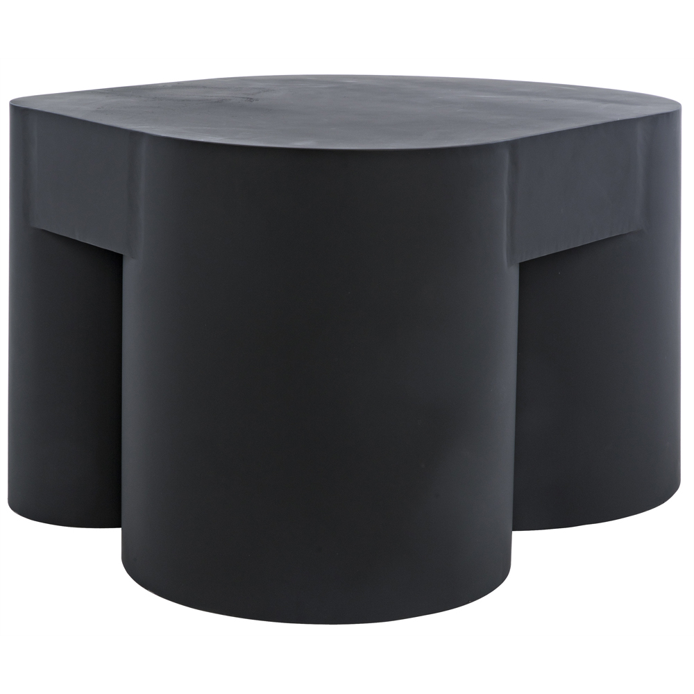 Bain 35 X 24 inch Matte Black Coffee Table