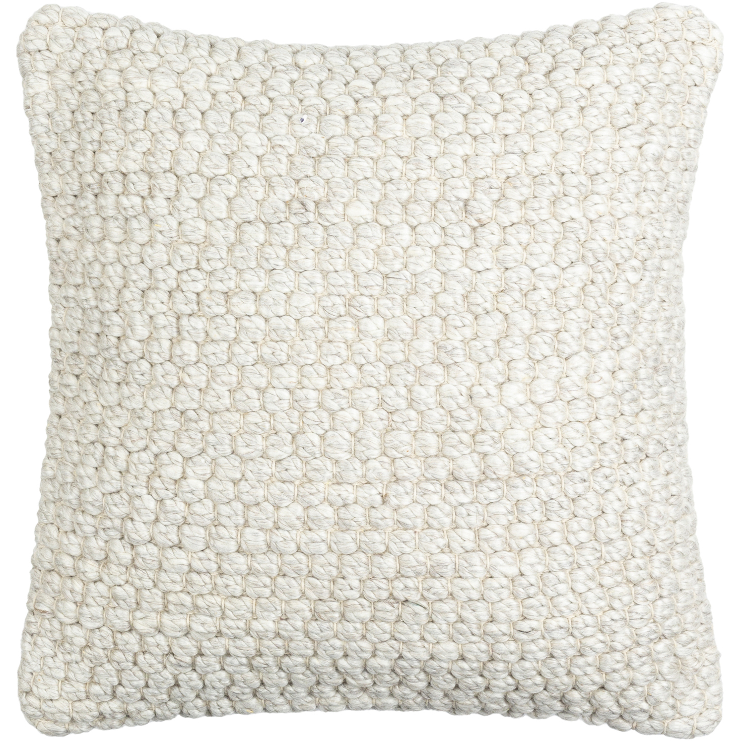 Kolapur 22 X 22 inch White/Light Silver/Ash Accent Pillow