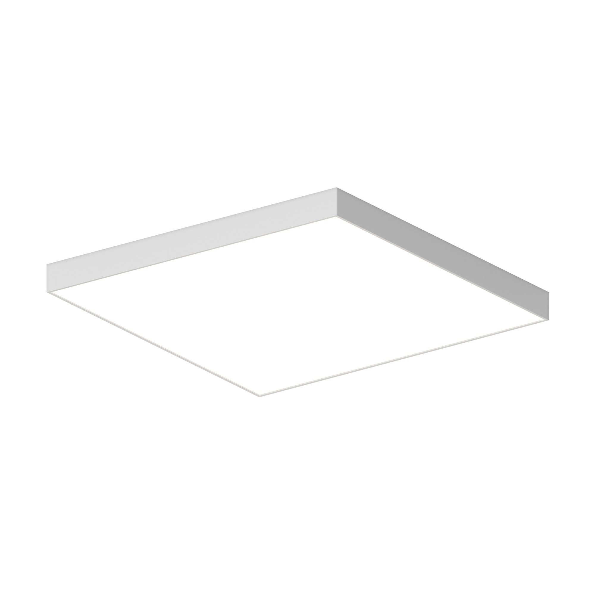 Pi 1 Light 30 inch Satin White Surface Mount Ceiling Light in 3000K