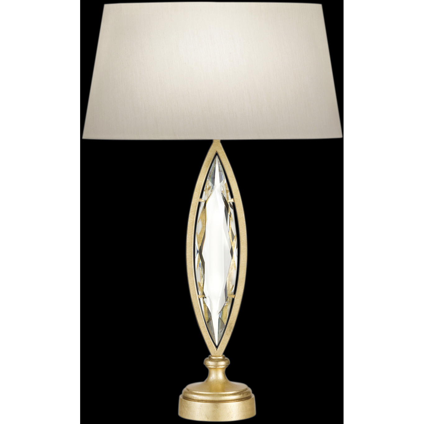 Marquise 29 inch 100 watt Gold Table Lamp Portable Light