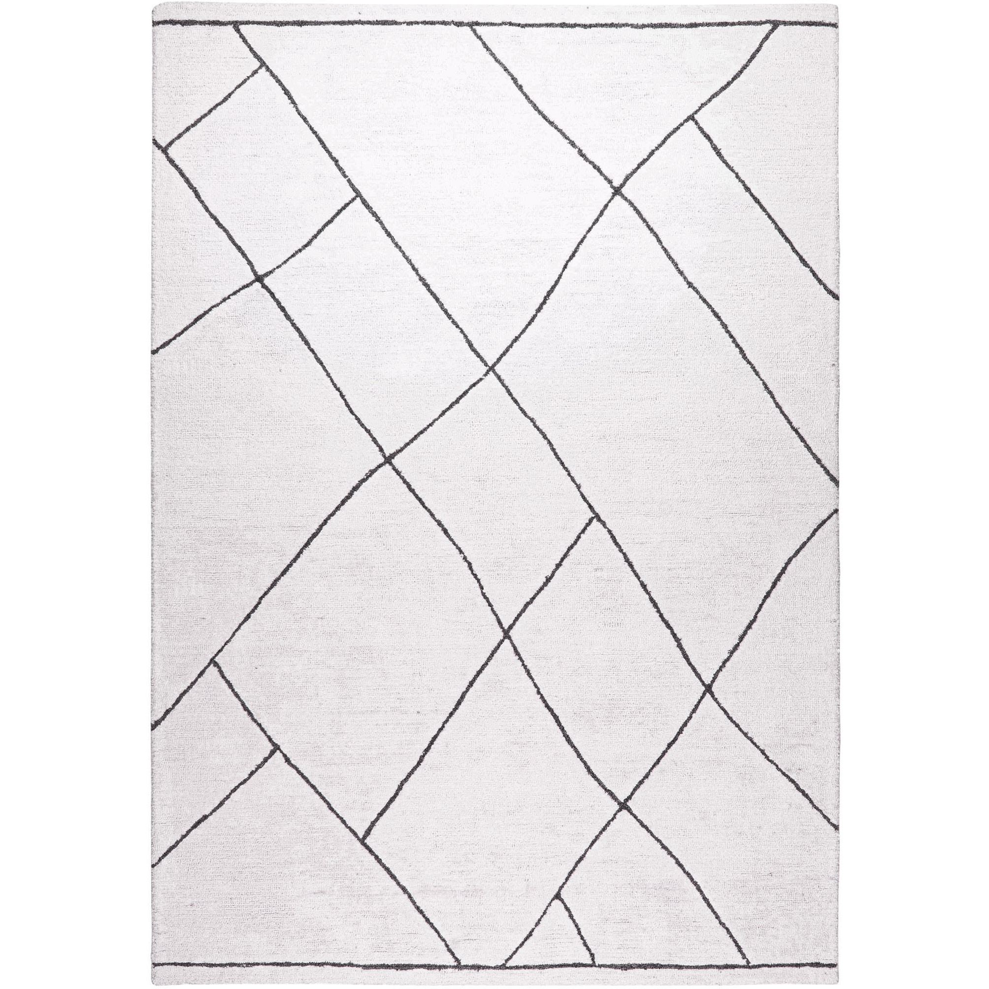 Contemporary Luxe 158 X 118 inch Black/White Rug in 10 x 13