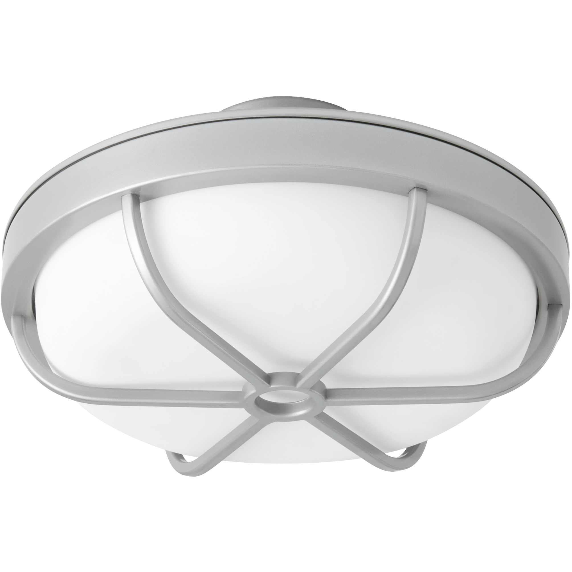 Enorme 1 Light Classic Nickel Fan Light Kit