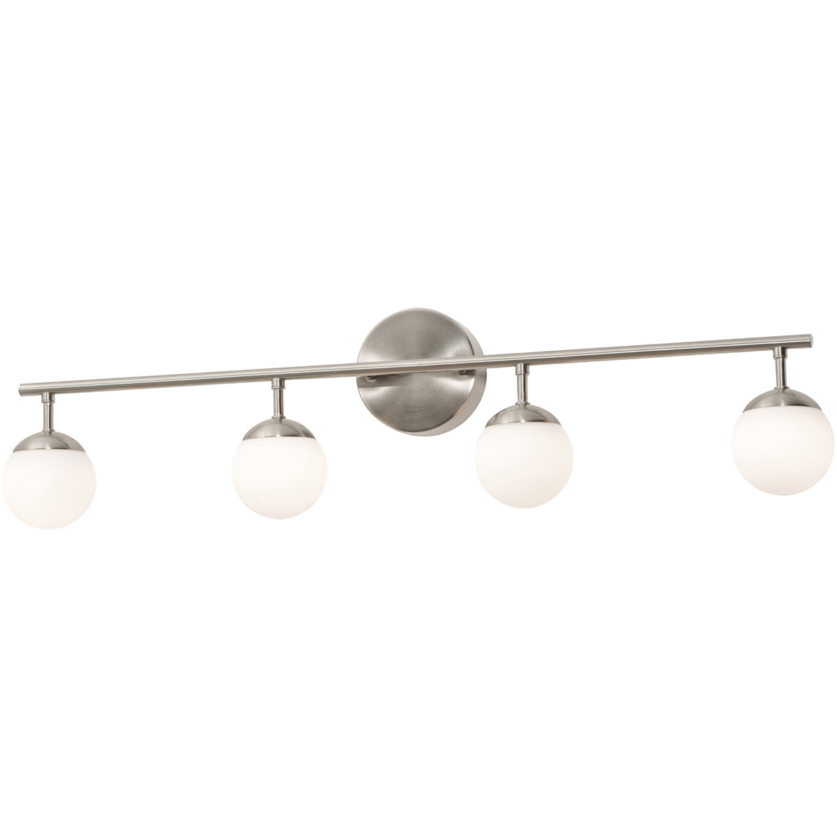 Pearl 4 Light 32 inch Satin Nickel Vanity Light Wall Light