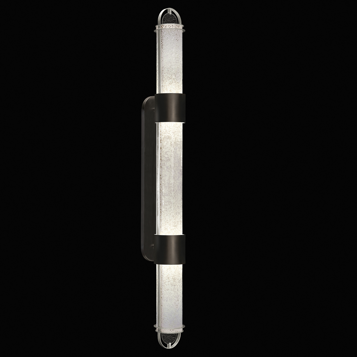 Bond LED 5.5 inch Black and Silver Sconce Wall Light