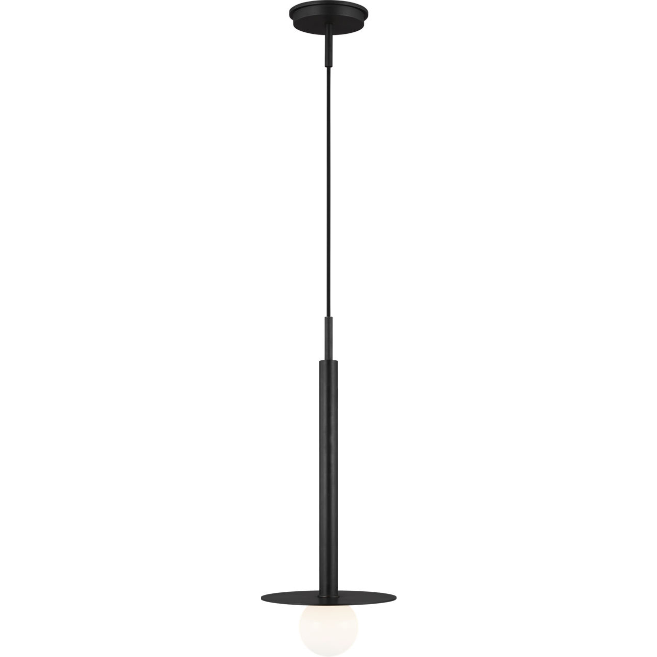 Kelly by Kelly Wearstler Nodes 1 Light 8 inch Midnight Black Pendant Ceiling Light