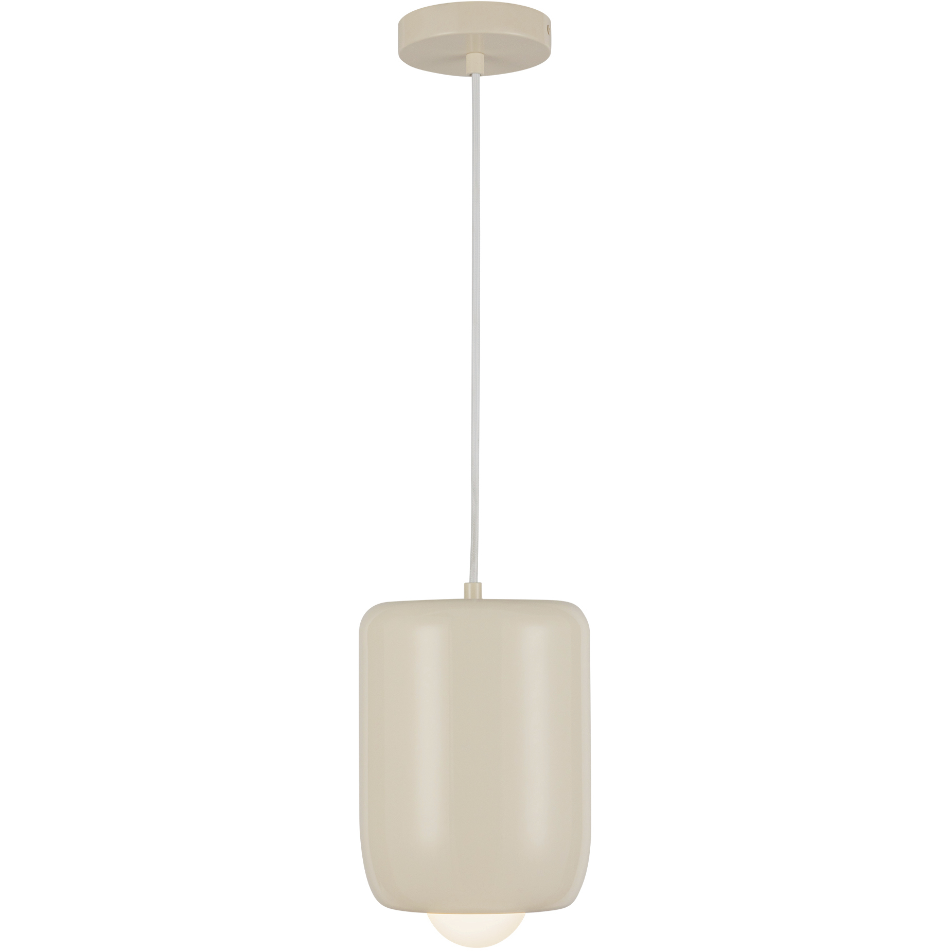 Hayden LED 7 inch Pearl White Pendant Ceiling Light