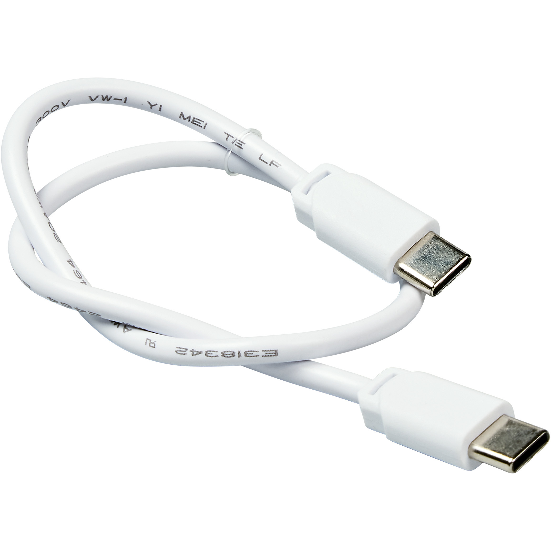 Disk Lighting 12 inch White Disk Light Connector Cord, 12 Inch