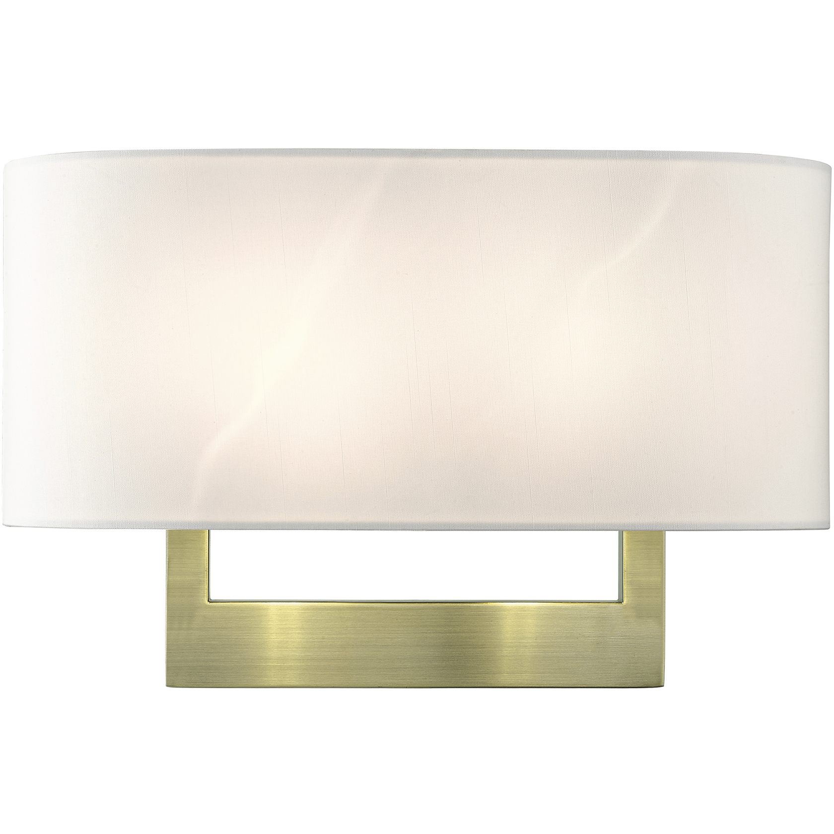 Allison 2 Light 15 inch Antique Brass ADA Wall Sconce Wall Light, Large