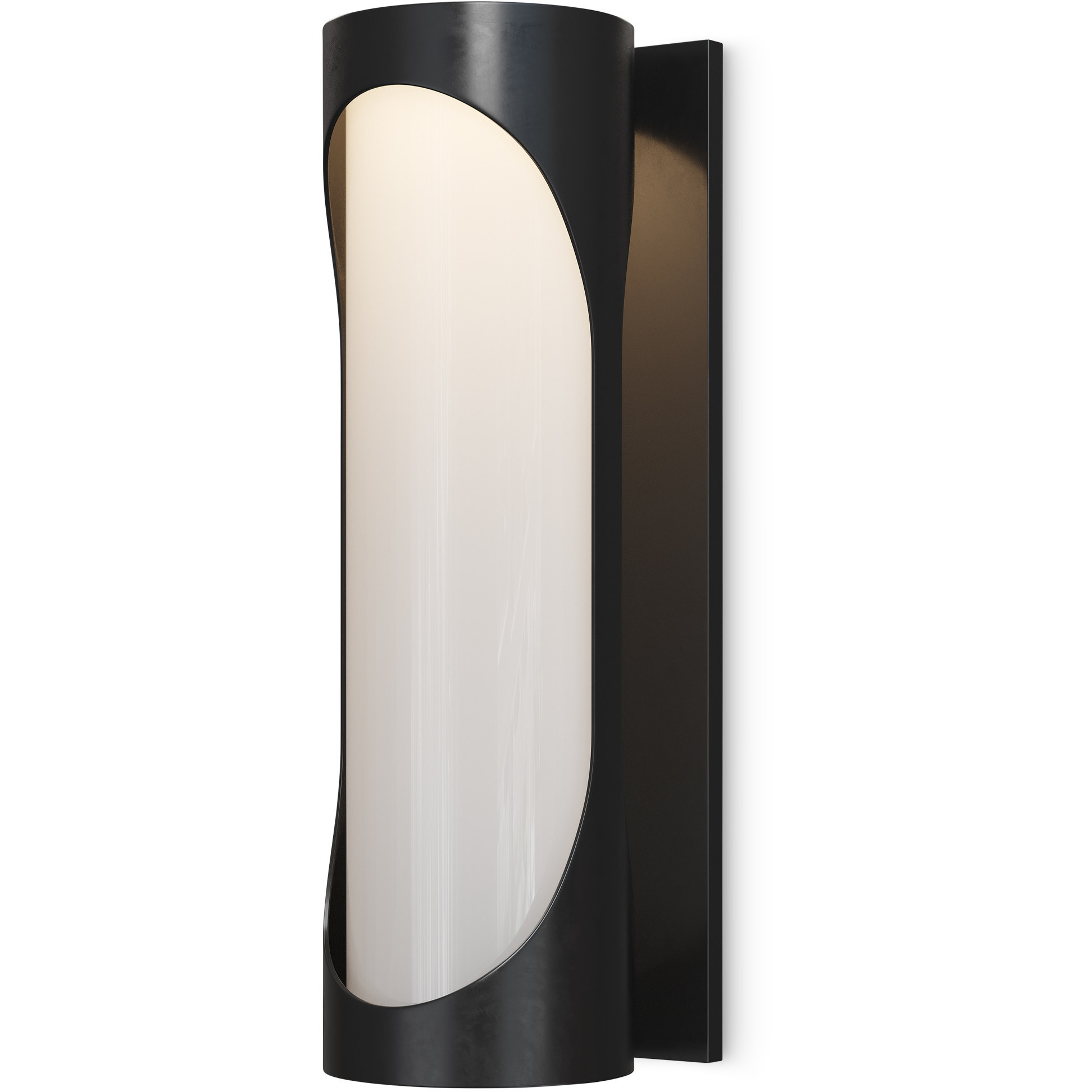 Swale LED 22 inch Black Outdoor Wall Sconce, Small
