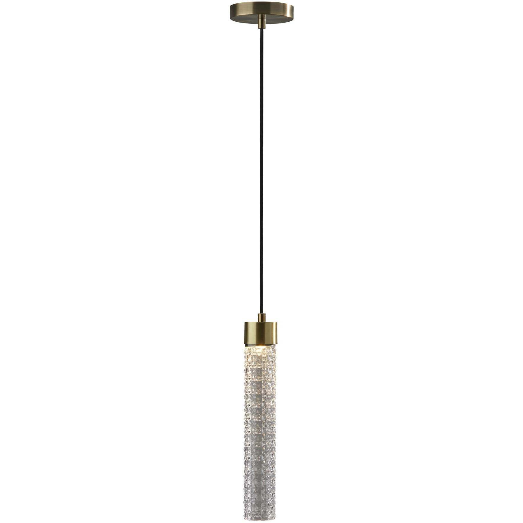 Harriet LED 5 inch Antique Brass Pendant Ceiling Light
