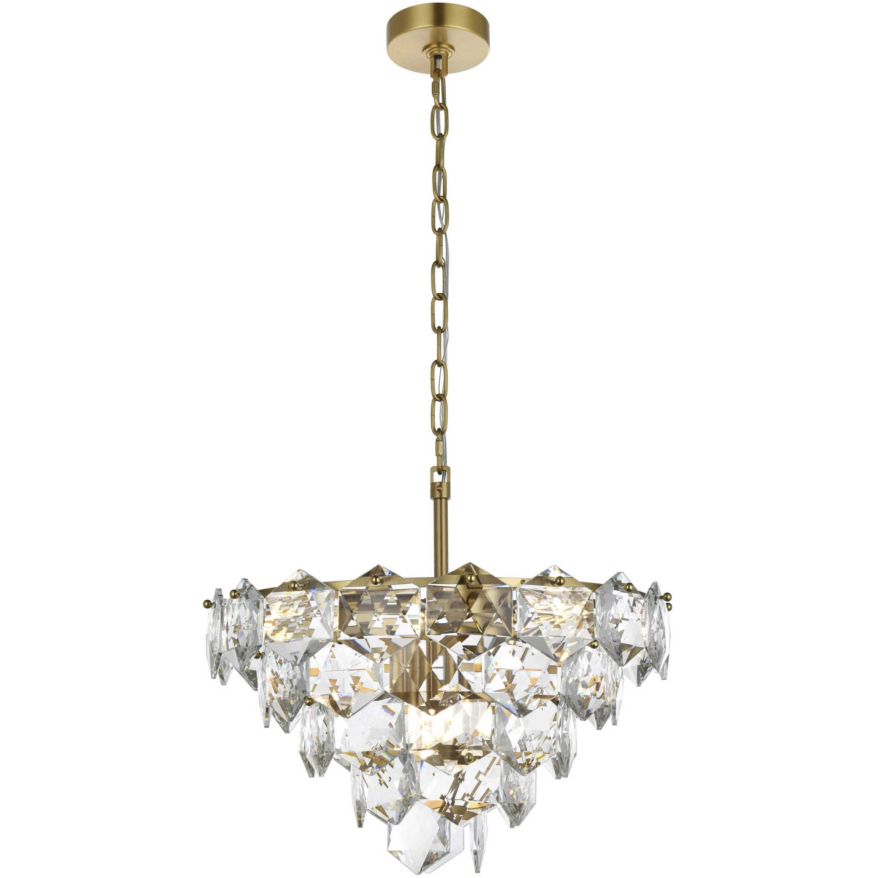 Adaline 8 Light 20 inch Satin Gold Chandelier Ceiling Light