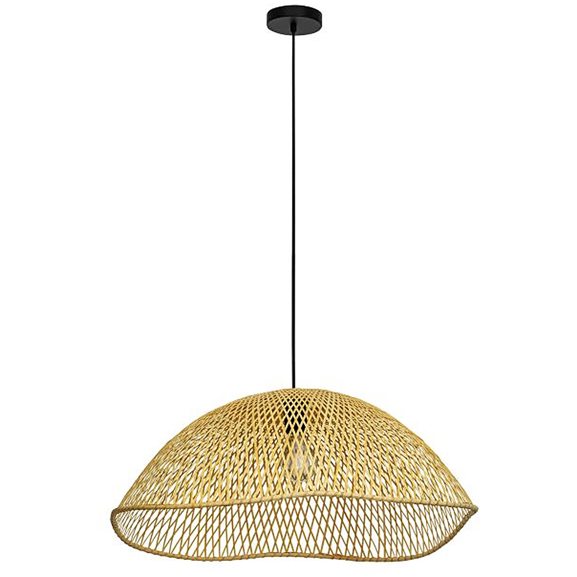 Sambucona 1 Light 28.35 inch Matte Black Pendant Ceiling Light
