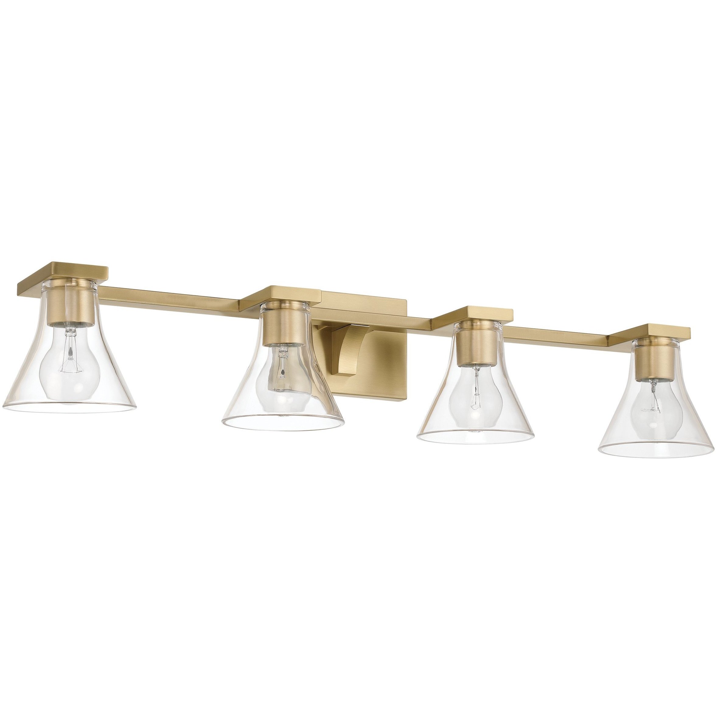 Gilford 4 Light 33.5 inch Champagne Gold Vanity Light Wall Light