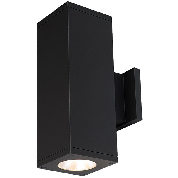 Cube Arch LED 4.5 inch Black Sconce Wall Light in Flood, 90, 2700K, Away From Wall