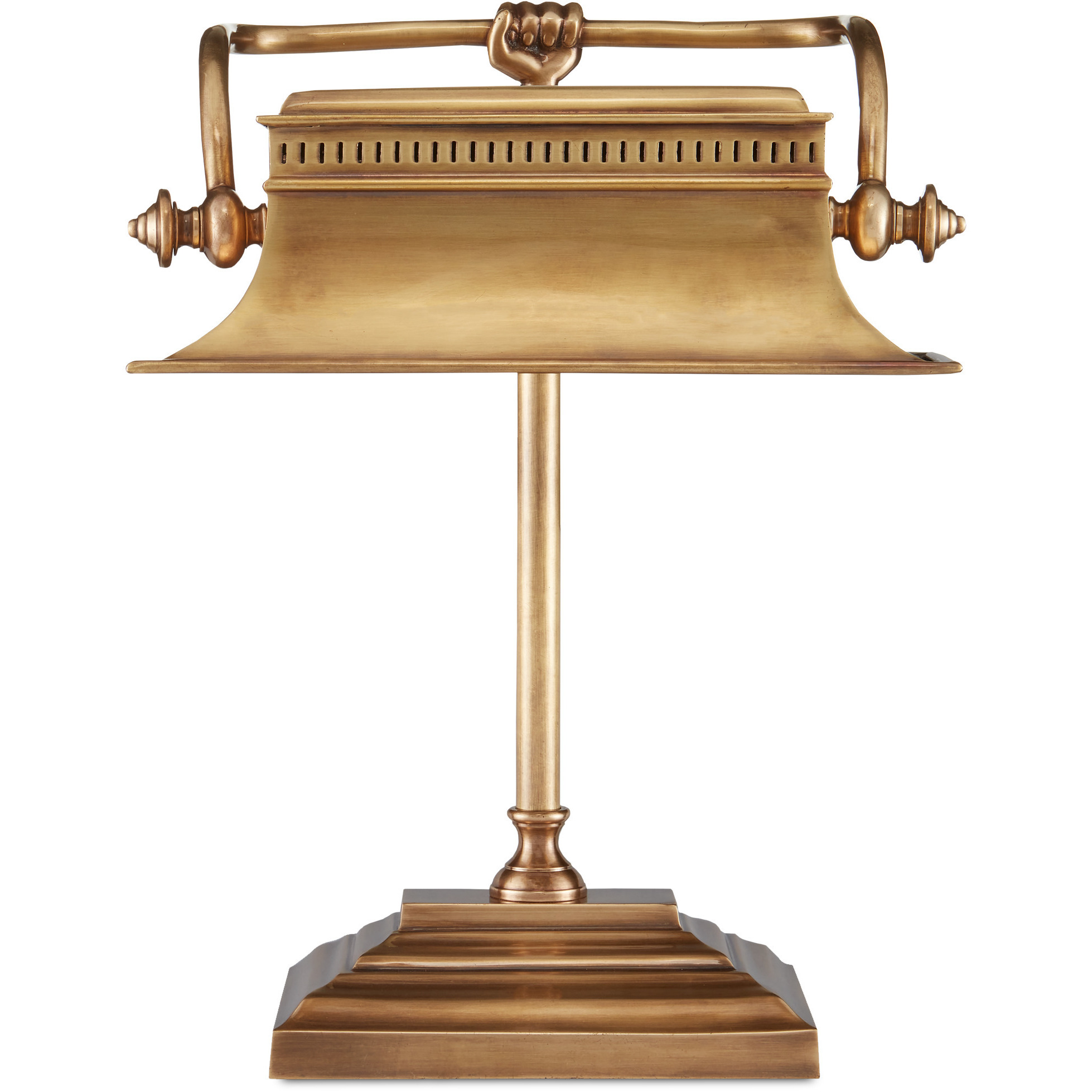 Malvasia 18 inch 25 watt Vintage Brass Desk Lamp Portable Light, Bunny Williams Collection