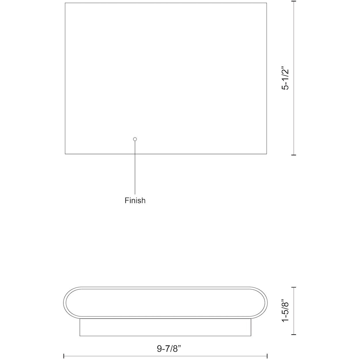 Slate LED 9.88 inch Brushed Nickel ADA All-terior Wall Light