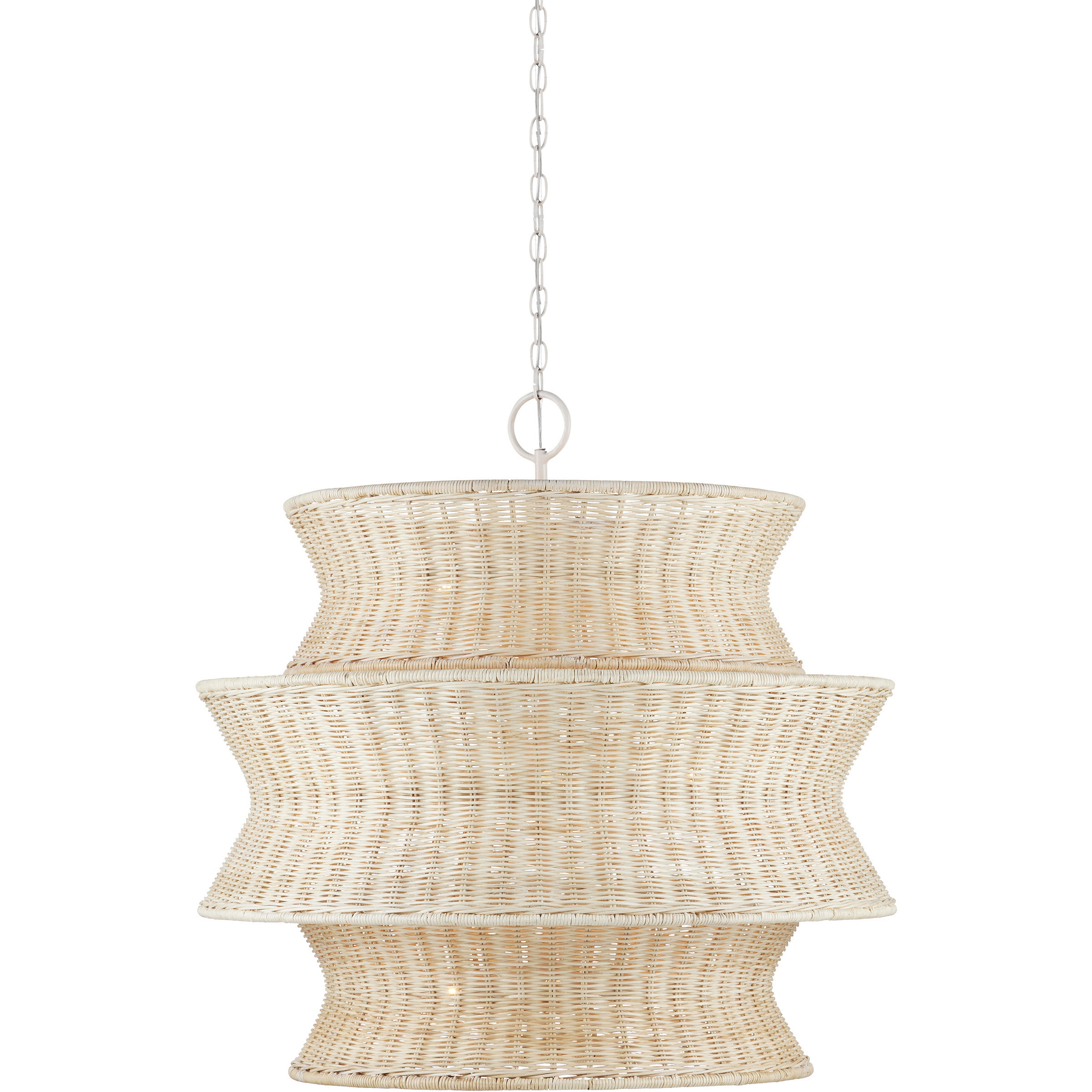 Phebe 9 Light 32 inch Vanilla Chandelier Ceiling Light, Medium