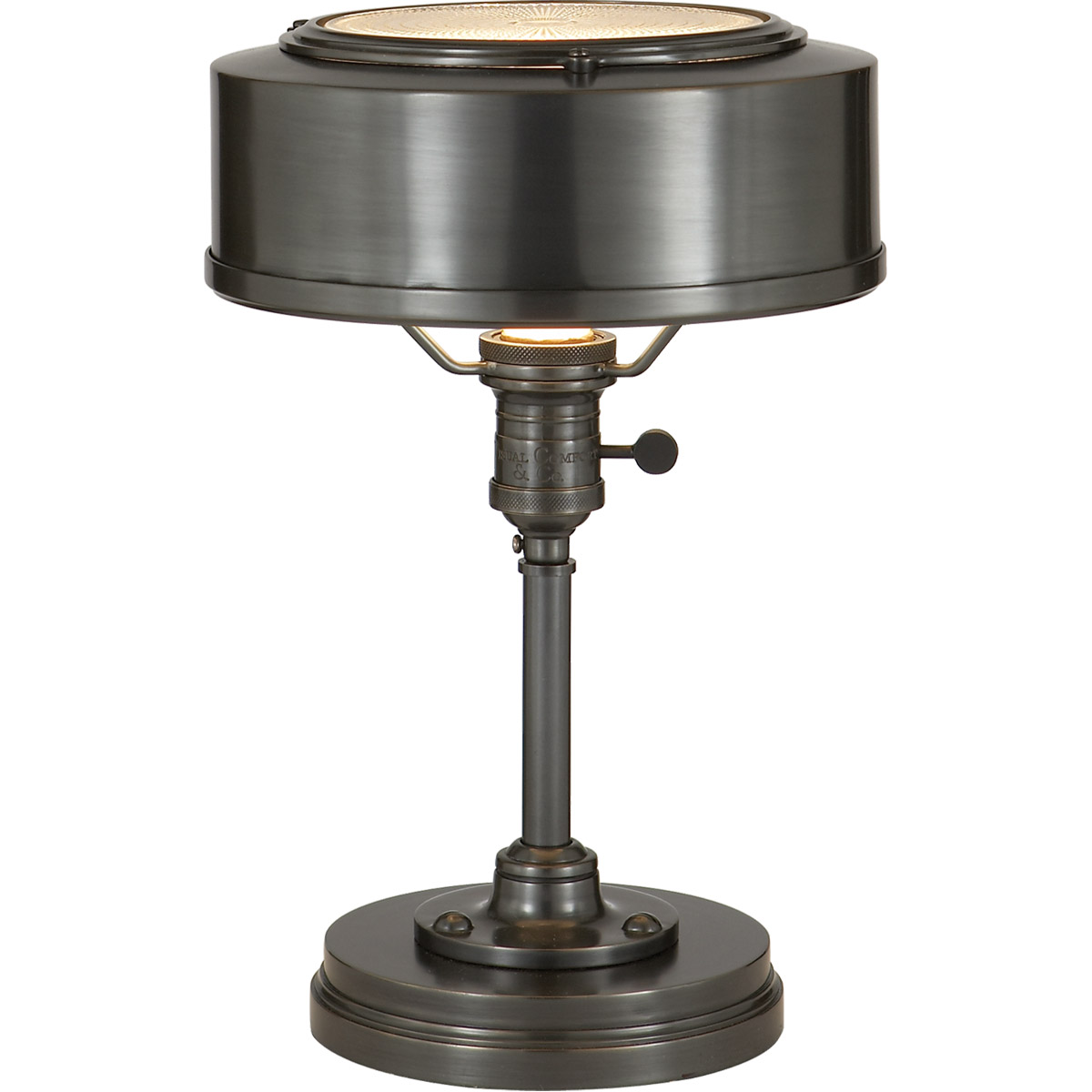 Thomas O'Brien Henley 13 inch 60 watt Bronze Task Lamp Portable Light