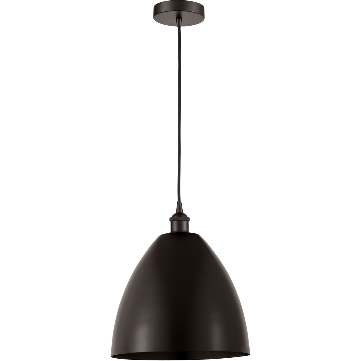 Edison Dome LED 12 inch Oil Rubbed Bronze Mini Pendant Ceiling Light