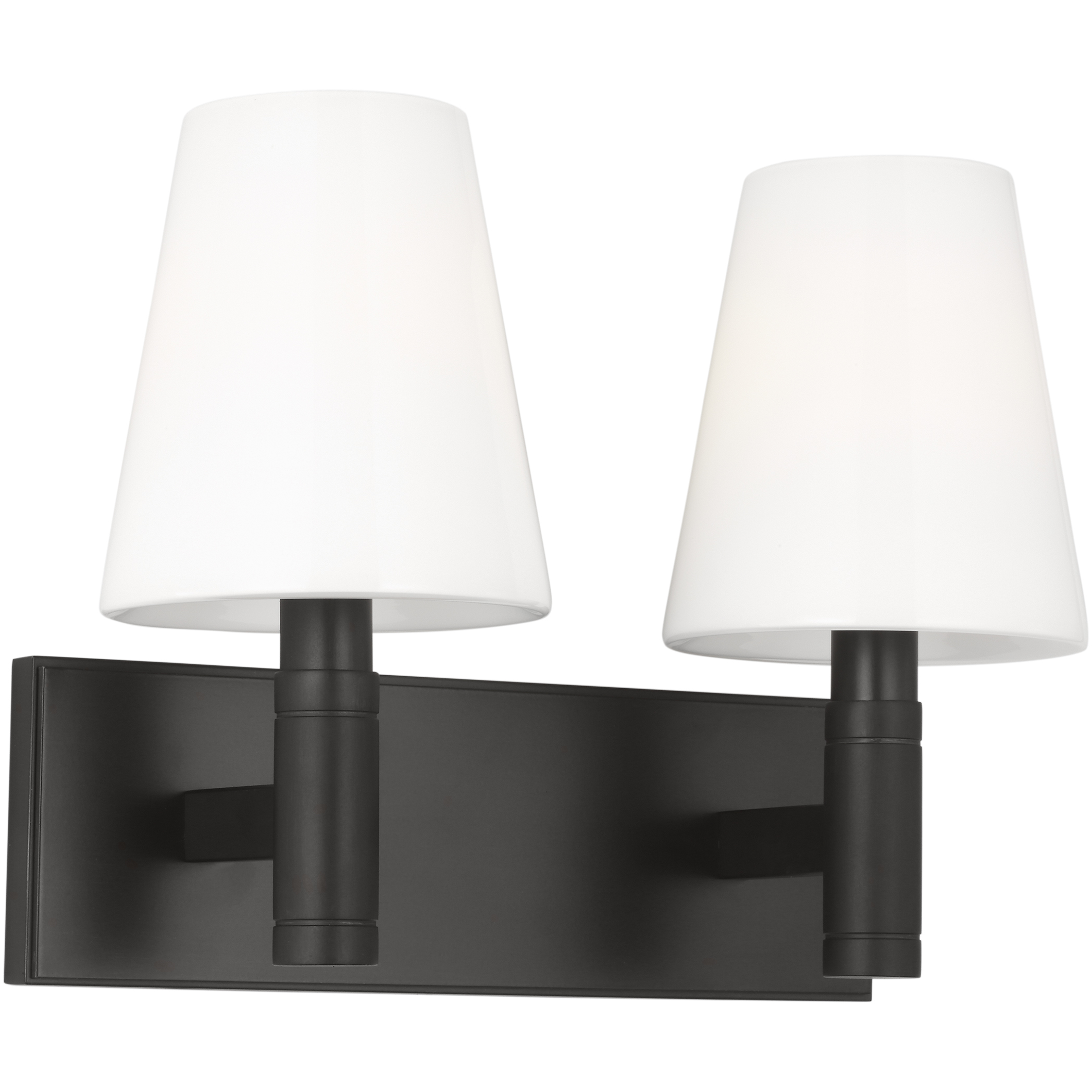TOB by Thomas O'Brien Beckham Classic 2 Light 13.25 inch Aged Iron Bath Vanity Wall Light