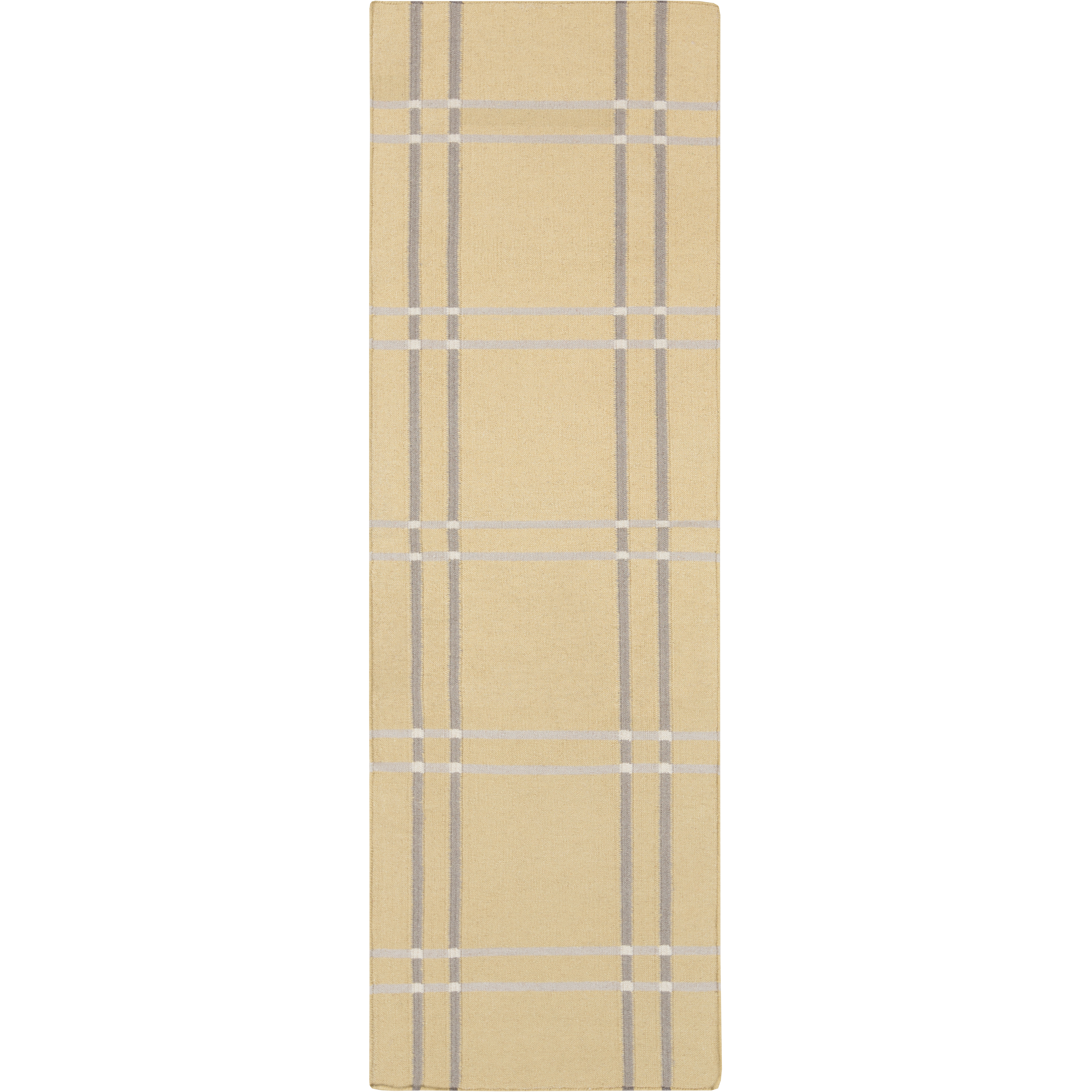 Sheffield Market 96 X 30 inch Wheat, Medium Gray, Light Gray Rug