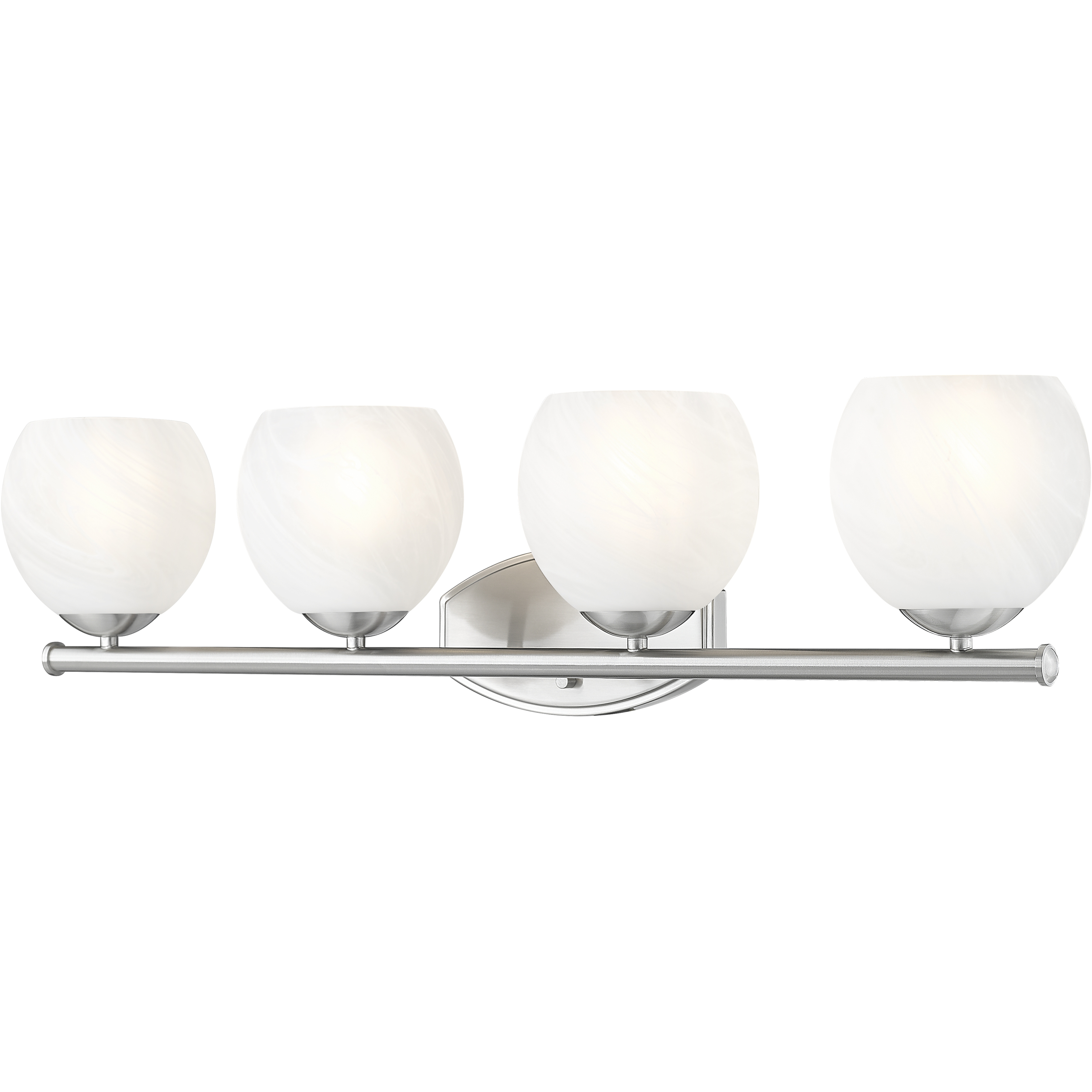 Colette Vanity Wall Light in Brushed Nickel