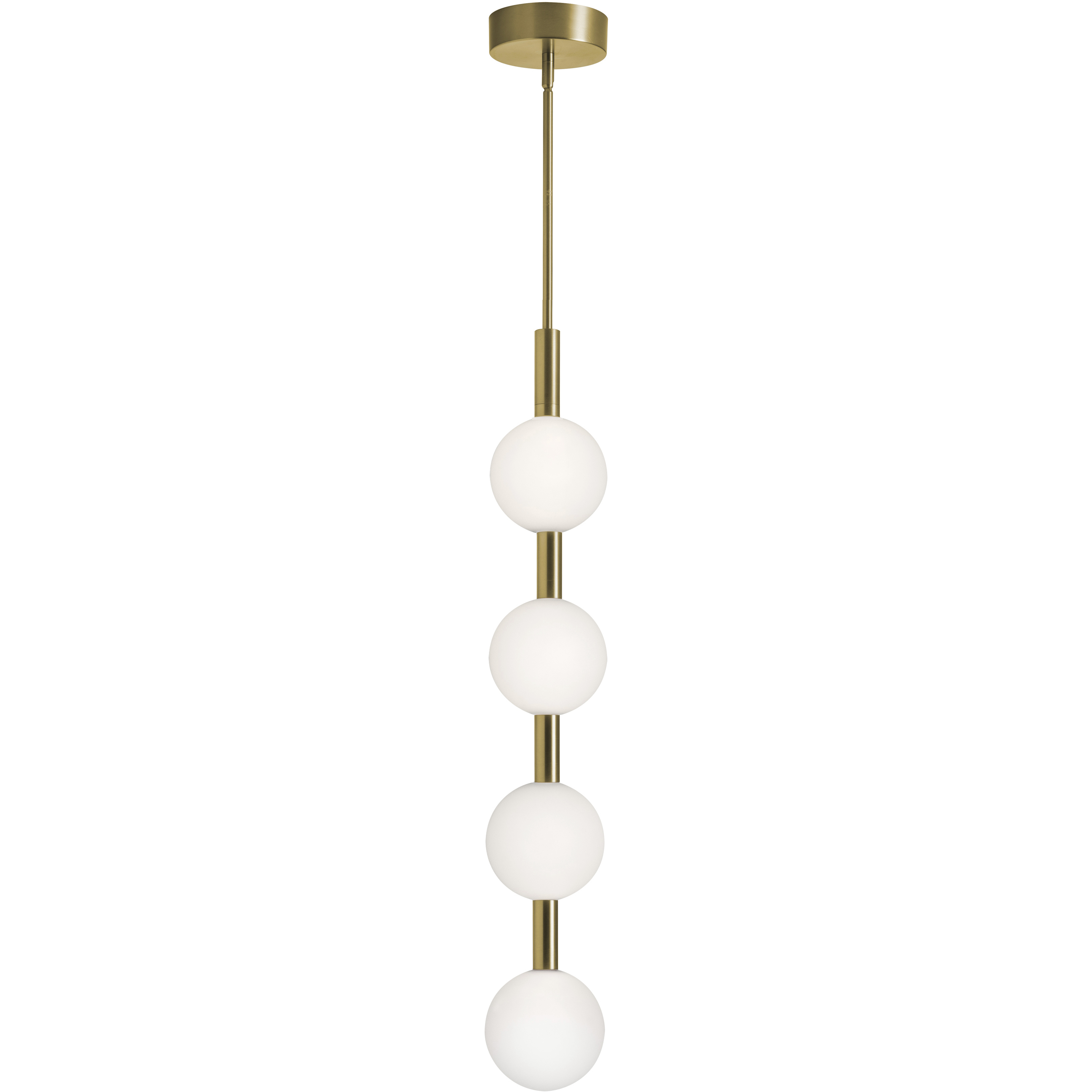 Baroque LED 6 inch Light Antique Brass Pendant Ceiling Light
