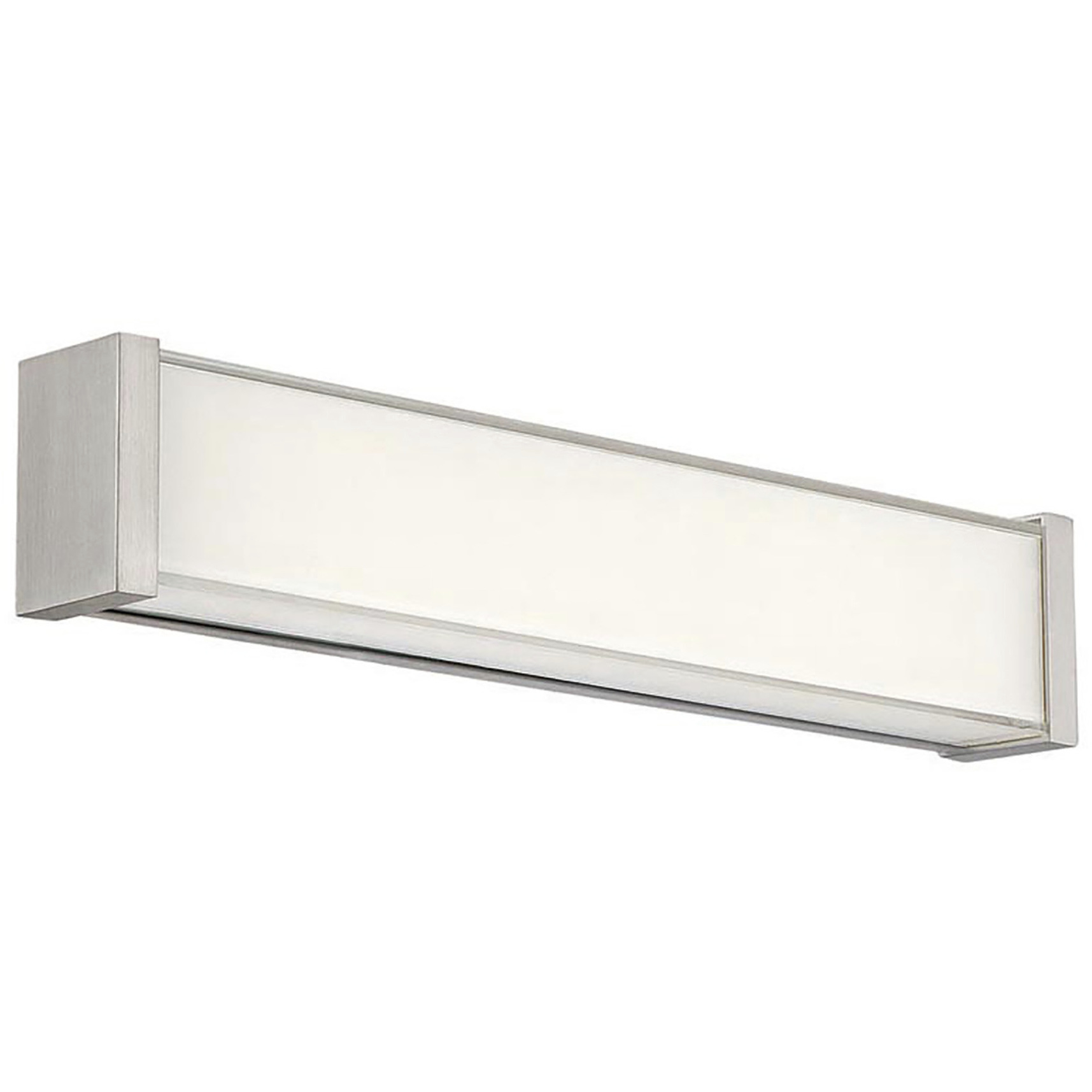 Svelte LED 16.5 inch Brushed Nickel Bath Vanity & Wall Light in 3500K, dweLED