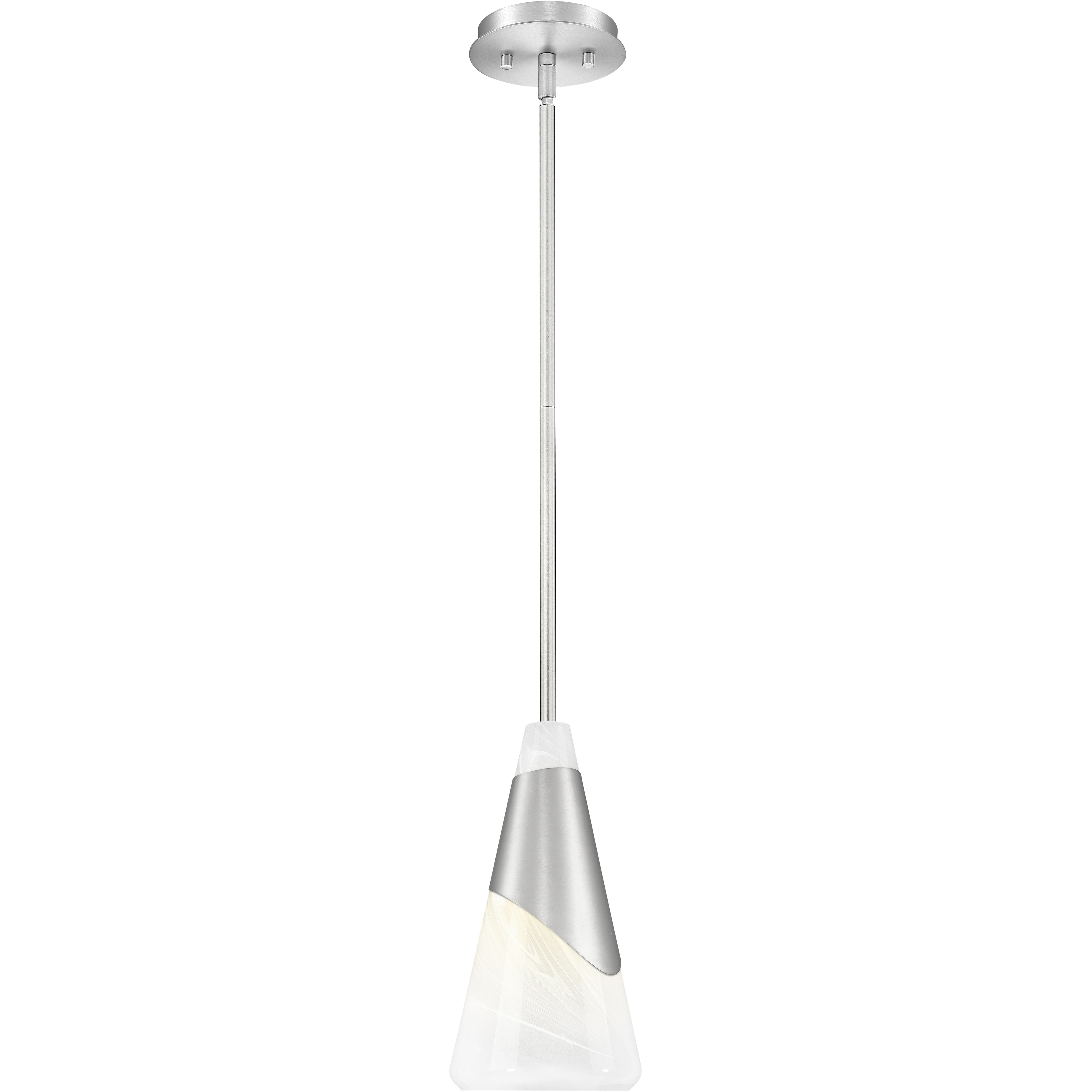 Aimie 1 Light 7 inch Brushed Nickel Pendant Ceiling Light