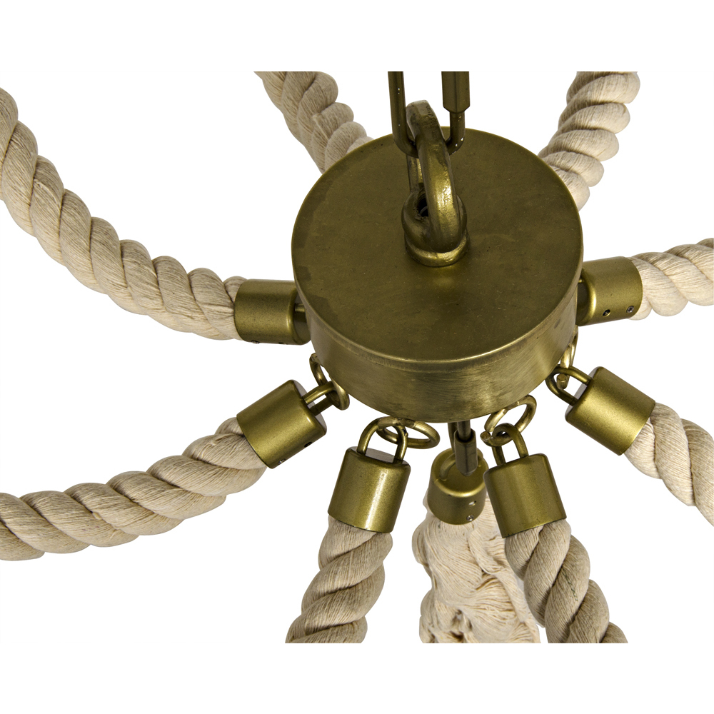 Alec 8 Light 24.5 inch Antique Brass Chandelier Ceiling Light