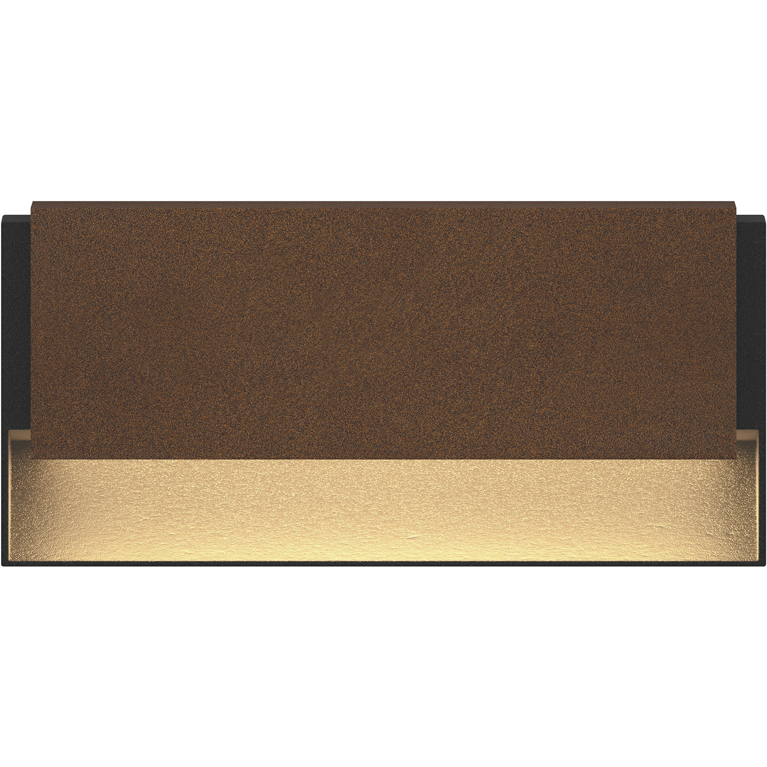 Piazza 277 9 watt Anthracite with Rust Outdoor Step Light
