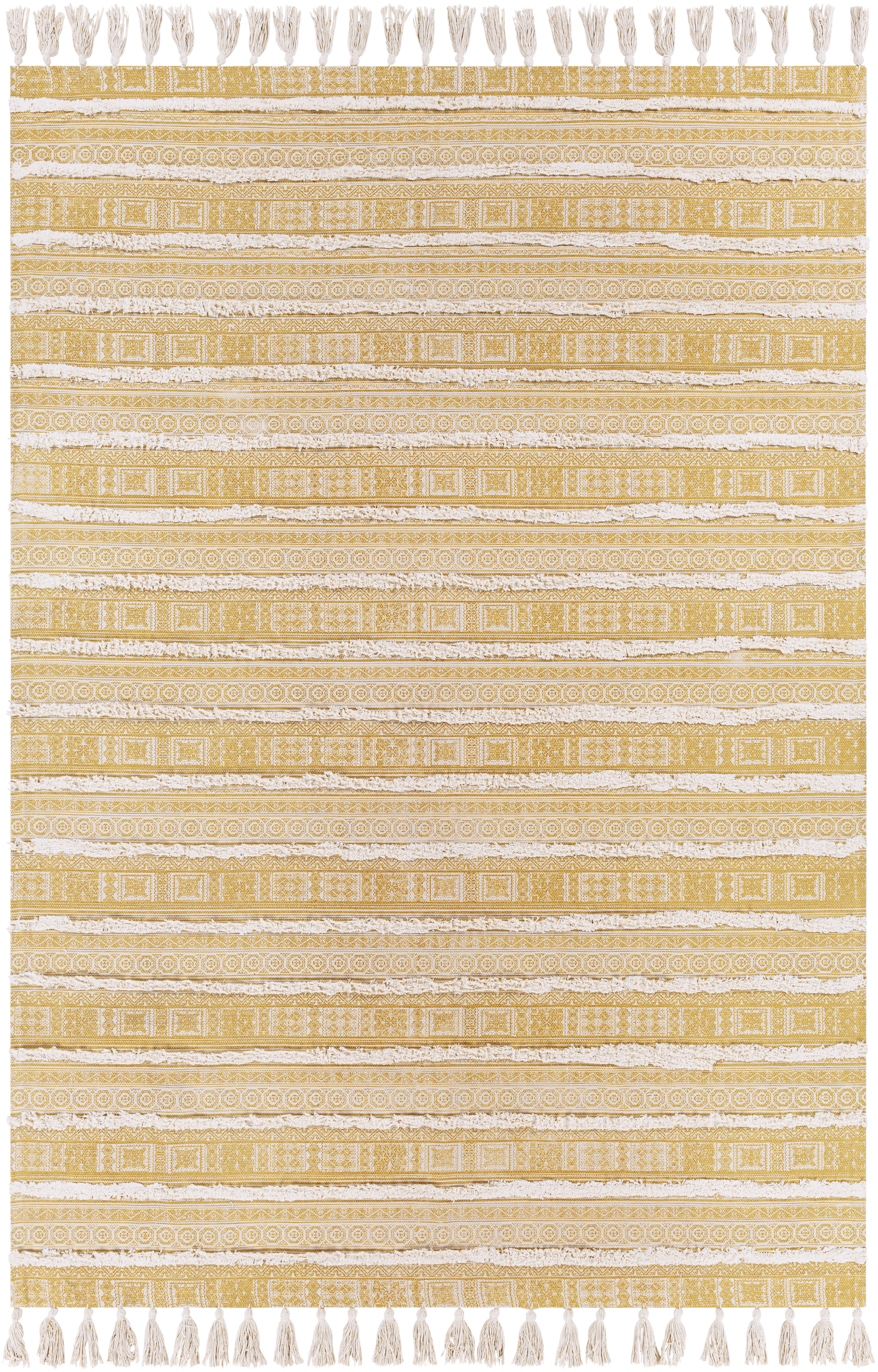 Calisa 48 X 30 inch Burnt Orange Rug in 2 x 4, Rectangle