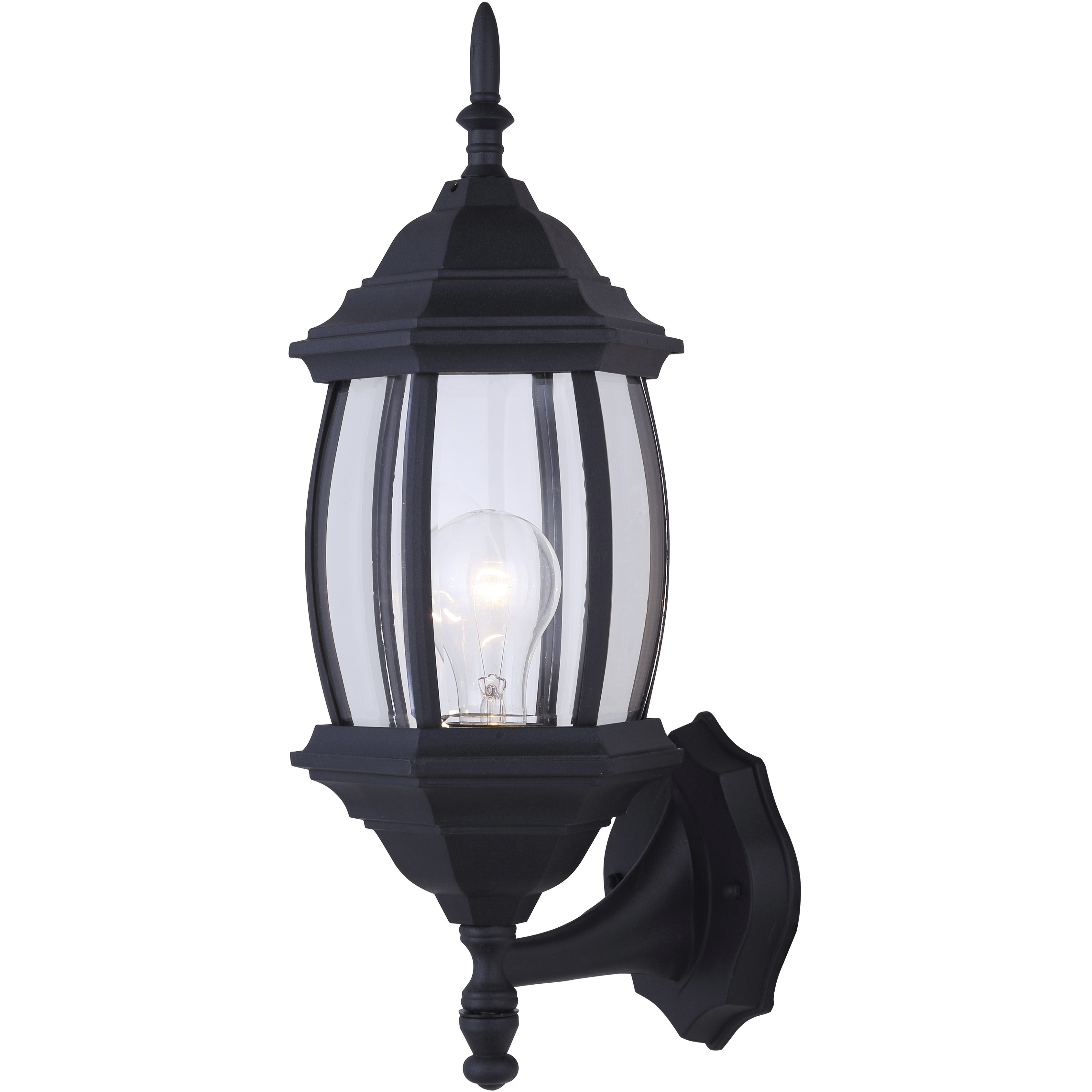 Madison 1 Light 17 inch Black Outdoor Downlight
