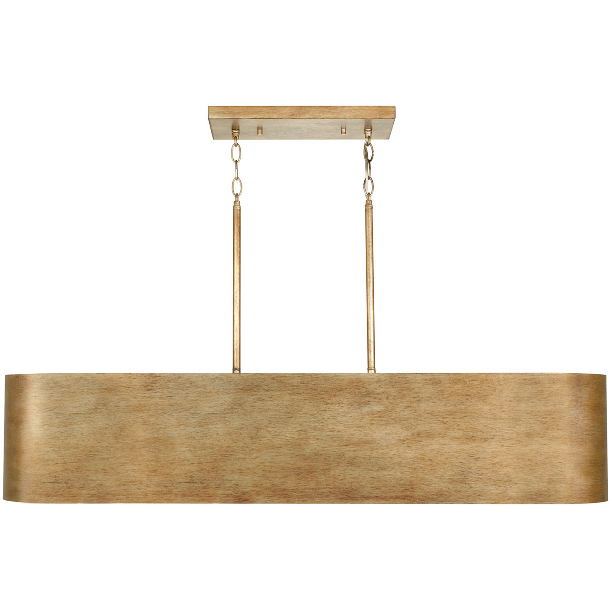 Jude 5 Light 44 inch Mystic Luster Island Ceiling Light
