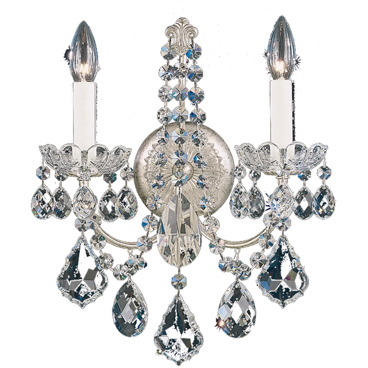 New Orleans 2 Light 5.5 inch Etruscan Gold Wall Sconce Wall Light in Heritage