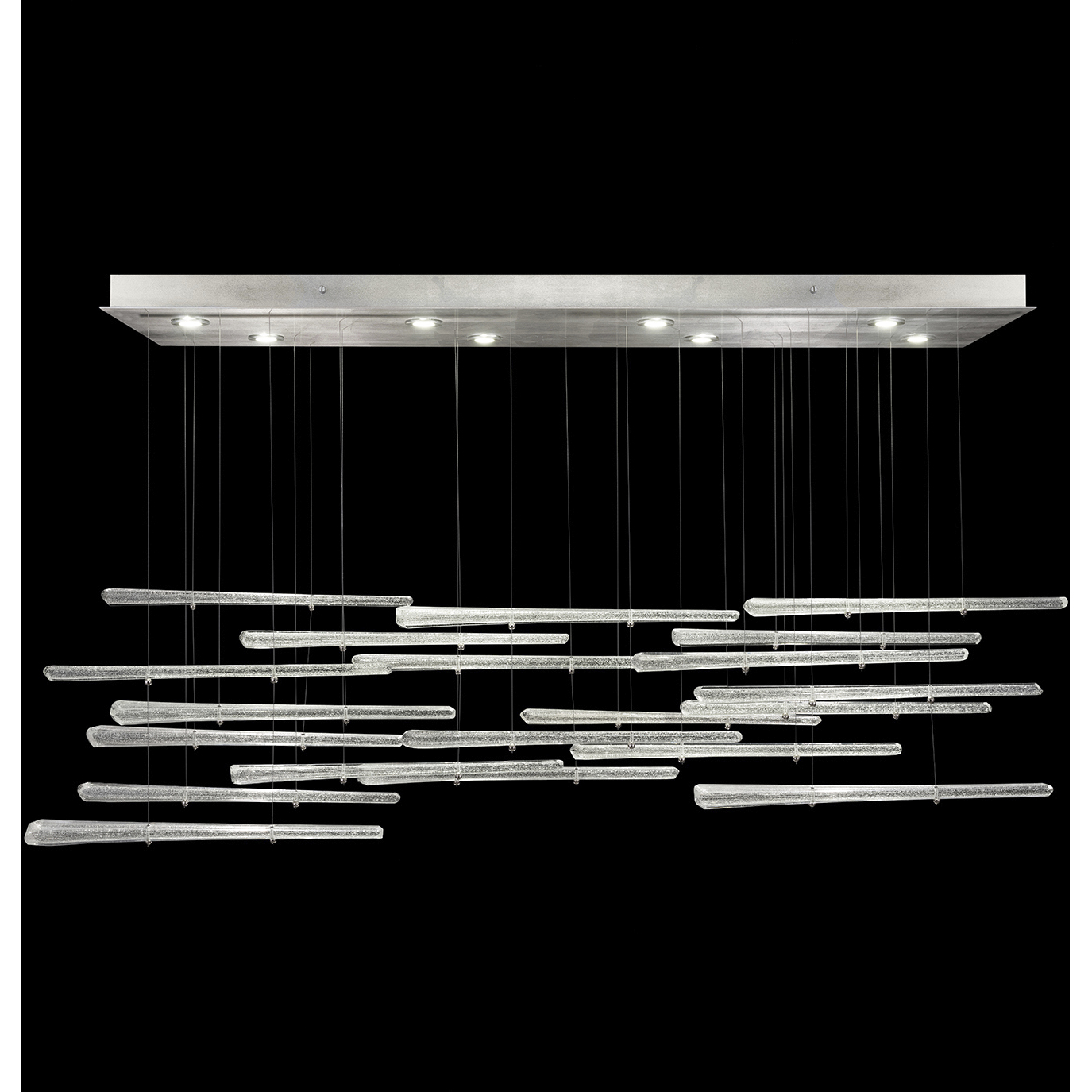 Elevate 8 Light 62 inch Silver Pendant Ceiling Light