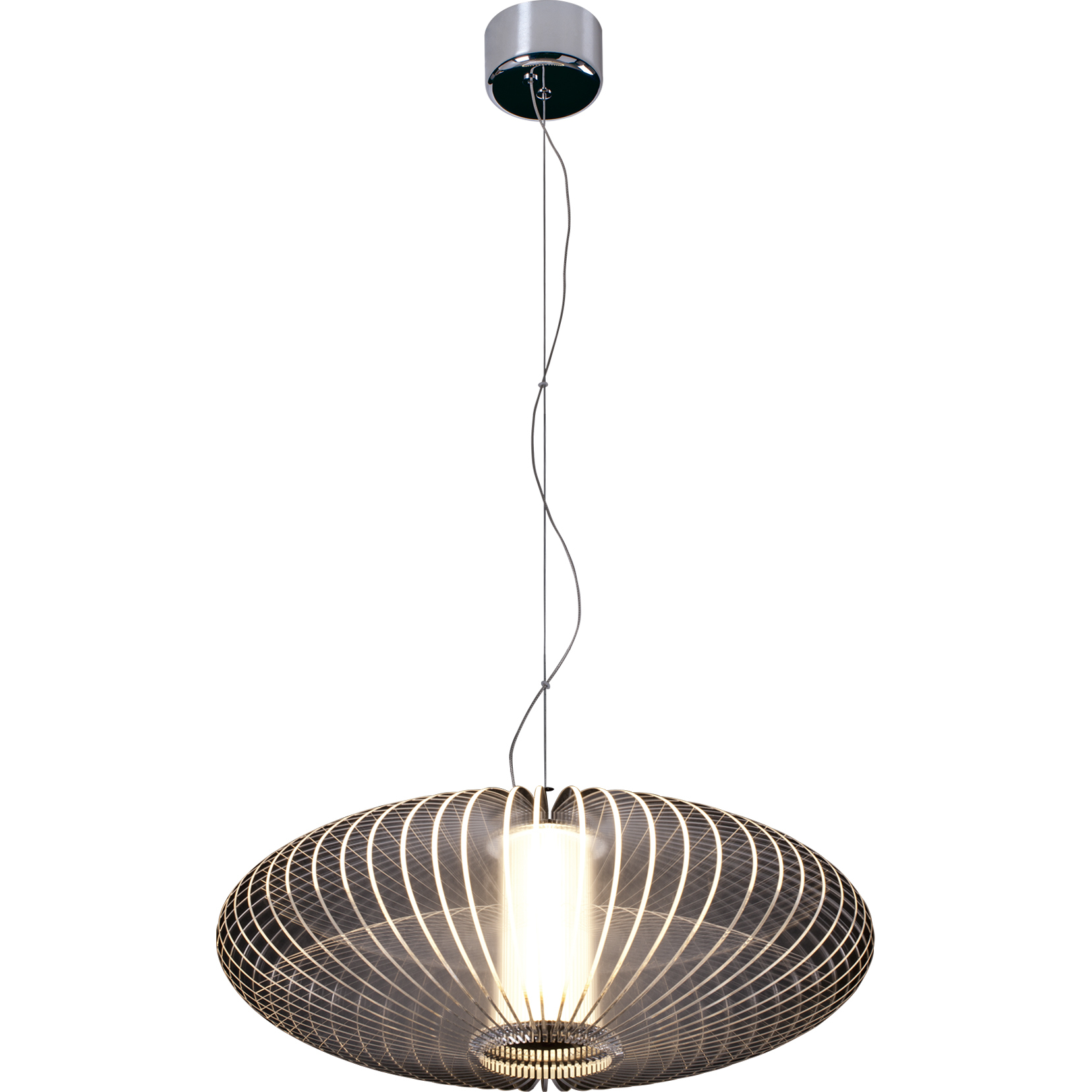 Specter 20 inch Polished Chrome Pendant Ceiling Light