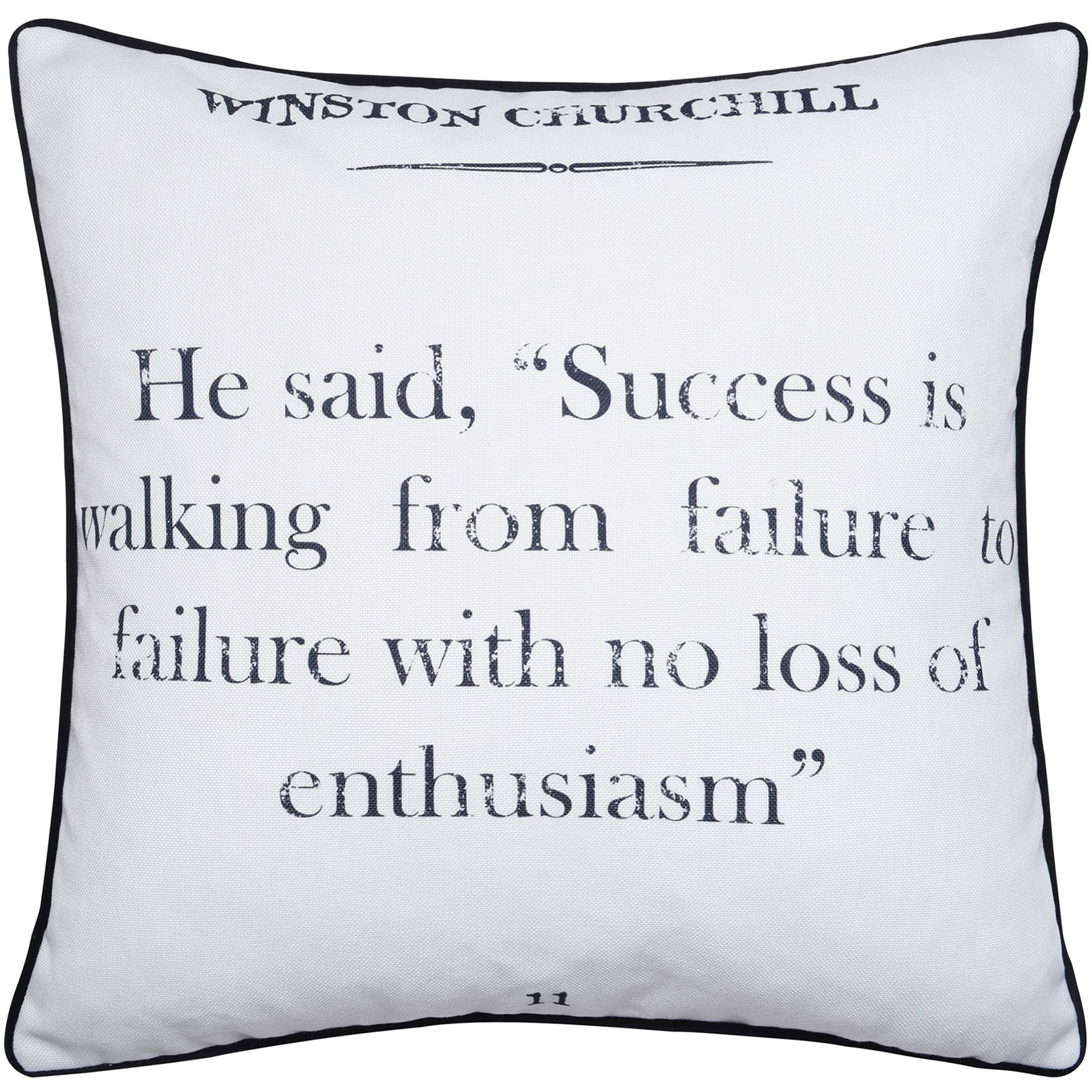Dann Foley 24 inch White Throw Pillow