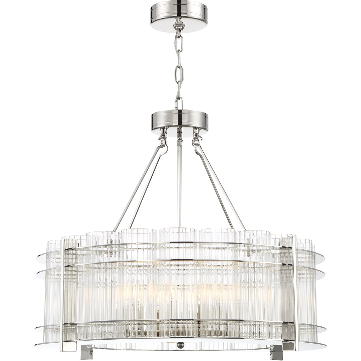 Regis Chandelier - Polished Nickel