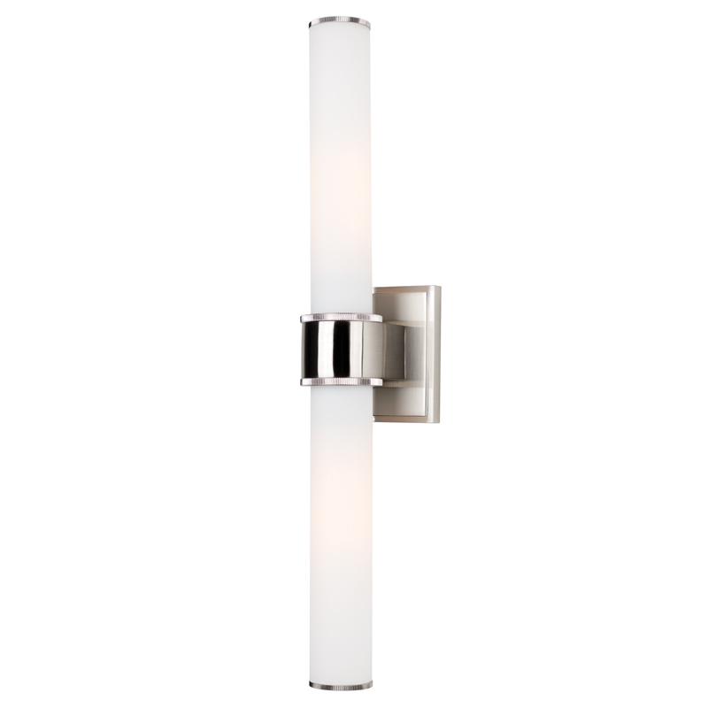 Mill Valley 2 Light 4.5 inch Satin Nickel Bath and Vanity Wall Light