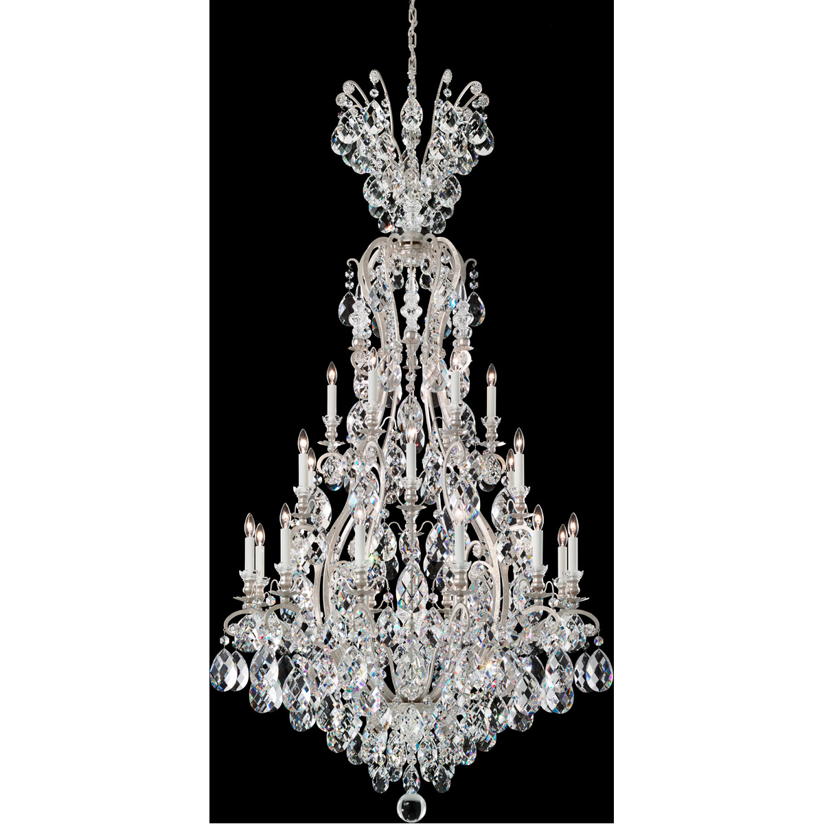 Renaissance 25 Light 36 inch Heirloom Bronze Chandelier Ceiling Light in Heritage
